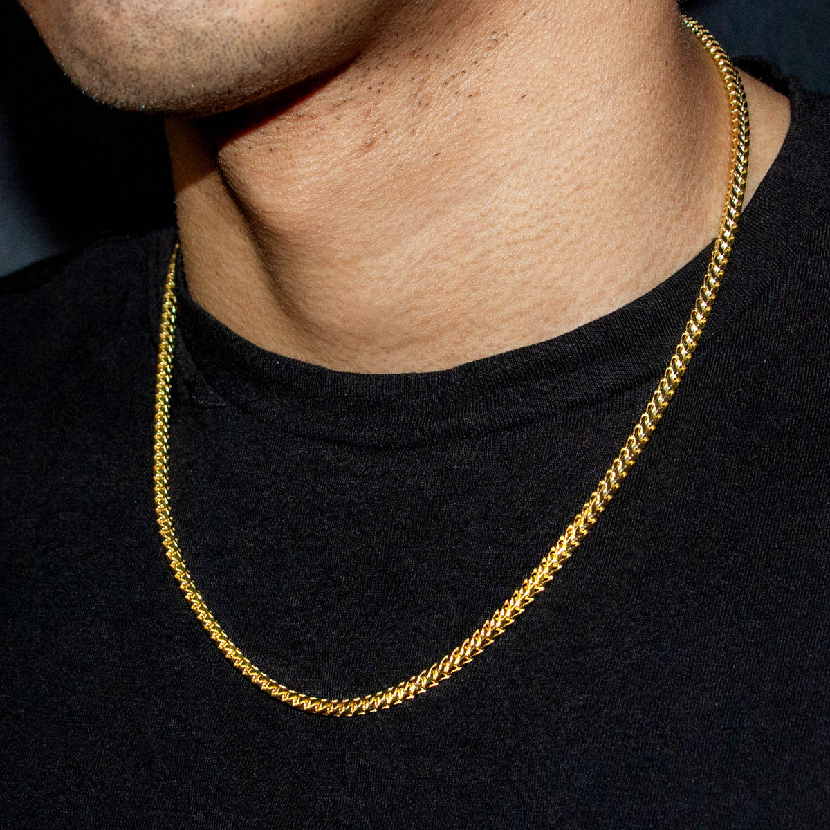 Franco Necklace | 10K Gold Franco Chain | FrostNYC