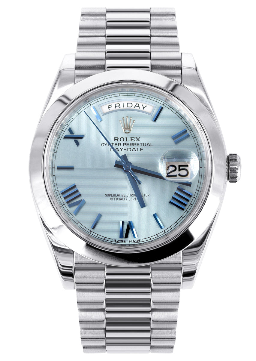 Rolex Dia-Data 40 Presidencial | Platina 228206 | Mostrador Romano