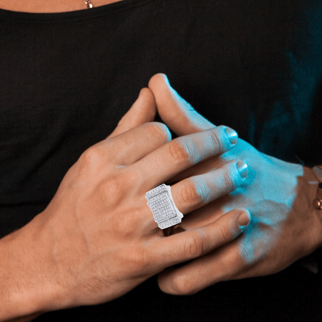 Mens Diamond Ring| 6.23 Carats| 19.98 Grams MEN'S RINGS FROST NYC 