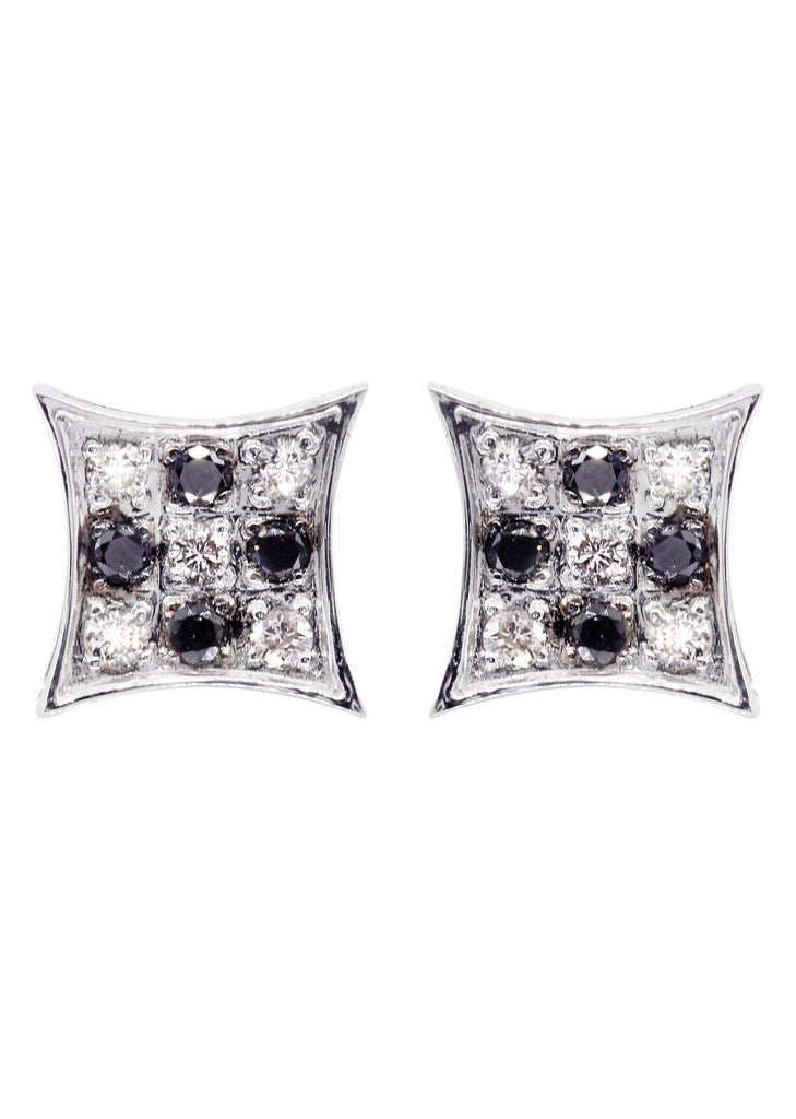 Diamond Earrings For Men | 0.2 Carats 14K White Gold MEN'S EARRINGS FROST NYC 