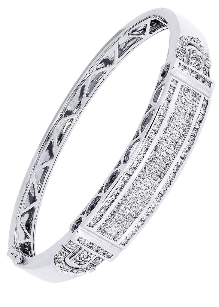 Mens Diamond Bracelet White Gold| 3.3 Carats| 34.27 Grams Men’s Diamond Bracelets FROST NYC 