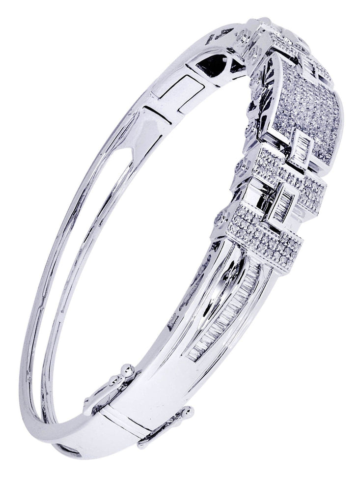 Mens Diamond Bracelet White Gold| 1 Carats| 31.91 Grams Men’s Diamond Bracelets FROST NYC 