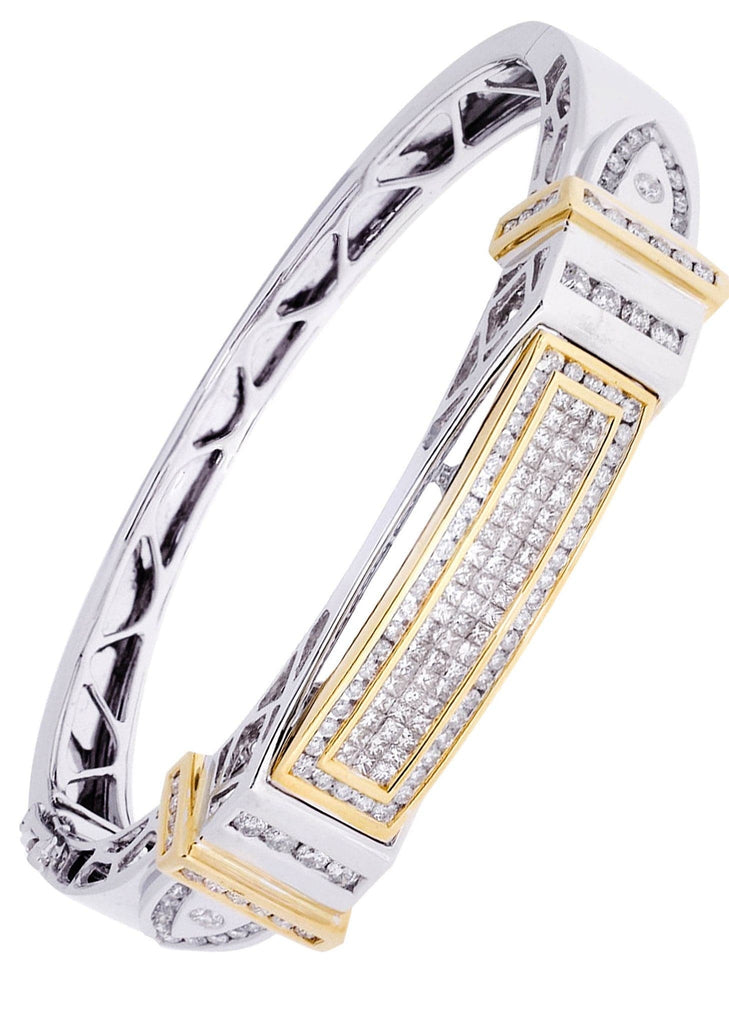 Mens Diamond Bracelet White Gold| 3.55 Carats| 55.83 Grams Men’s Diamond Bracelets FROST NYC 