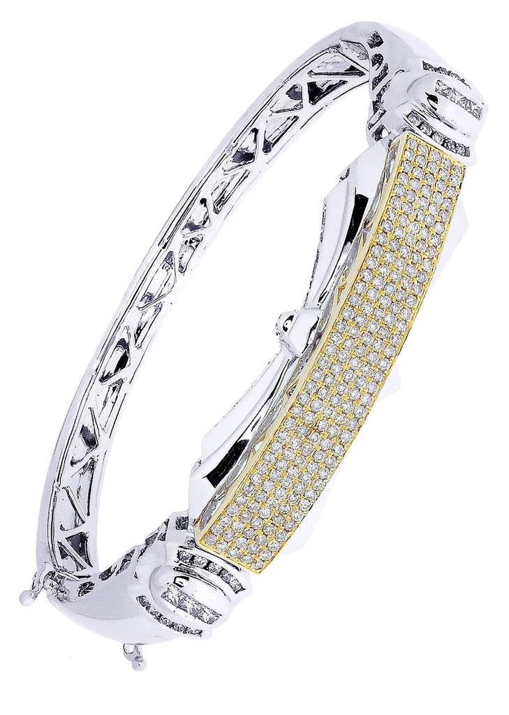 Mens Diamond Bracelet White Gold| 1.92 Carats| 37.88 Grams Men’s Diamond Bracelets FROST NYC 