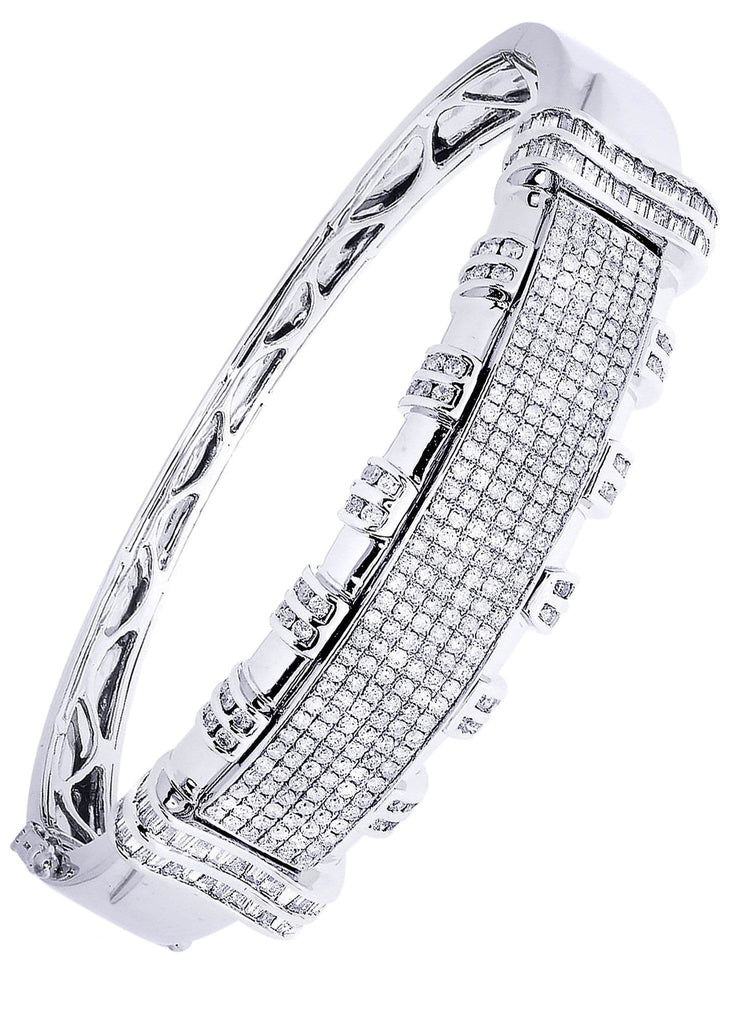 Mens Diamond Bracelet White Gold| 4.43 Carats| 37.32 Grams Men’s Diamond Bracelets FROST NYC 
