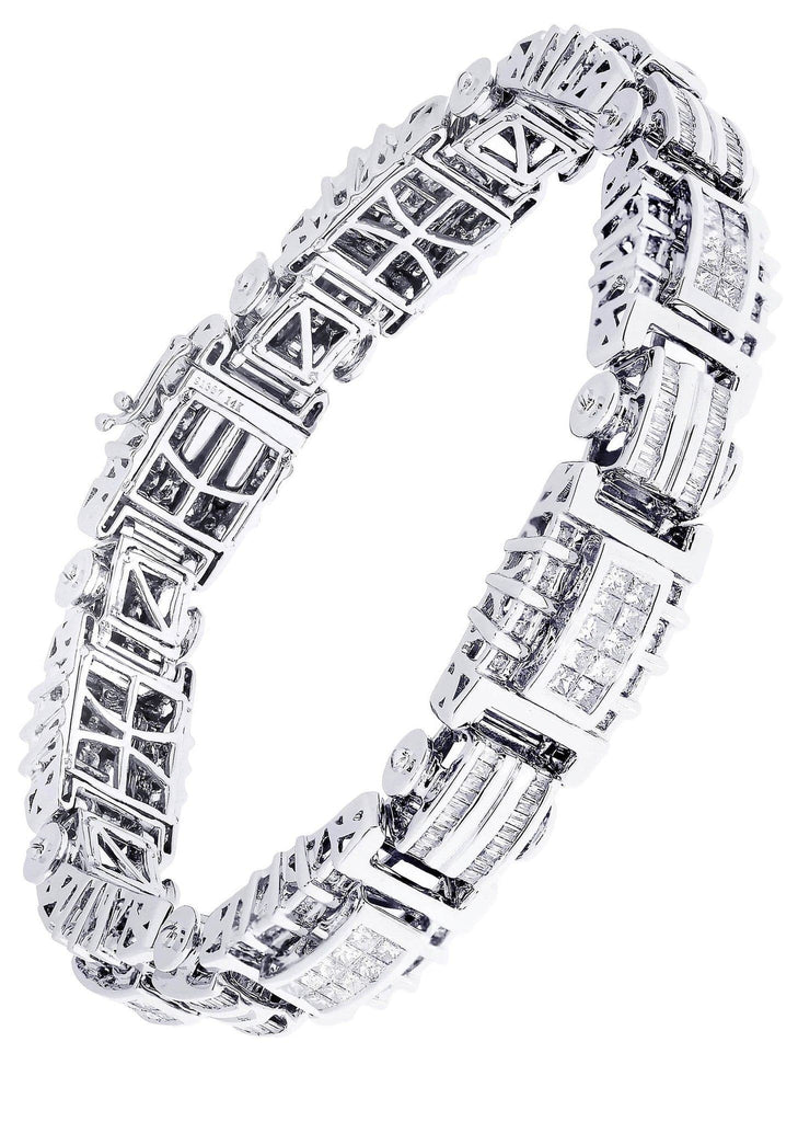 Mens Diamond Bracelet White Gold| 5.66 Carats| 54.41 Grams Men’s Diamond Bracelets FROST NYC 