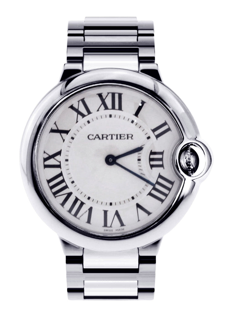 Cartier Ballon Bleu Watch For Women | Stainless Steel | 28.6 Mm Women High Watch FrostNYC 