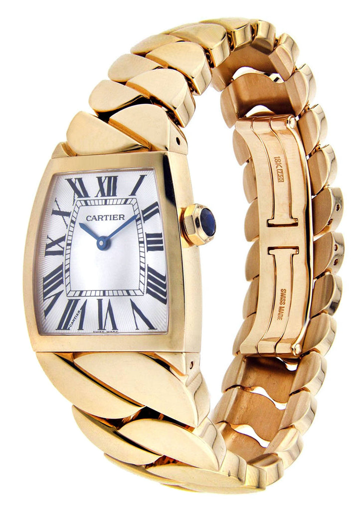 Cartier La Dona Watch For Women | 18K Rose Gold | 28 Mm Women High Watch FrostNYC 