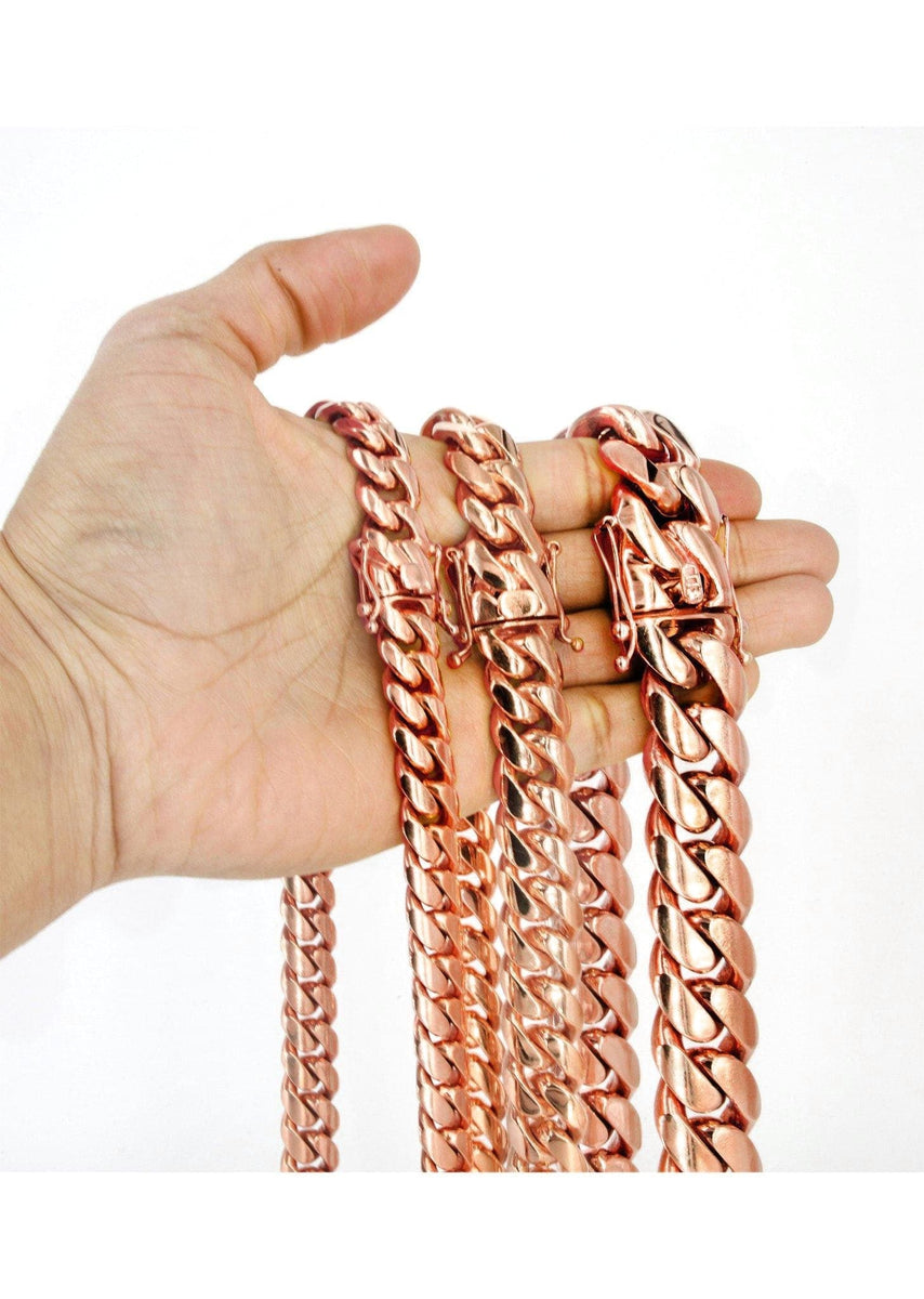 【60cm】【10mm】【18K刻印あり】【Miami Cuban】 Miami Cuban Link - 10MM – Liry's Jewelry