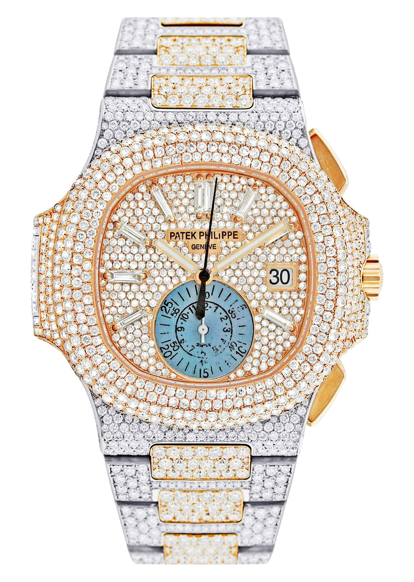 Diamond Patek Philippe Nautilus Two Tone