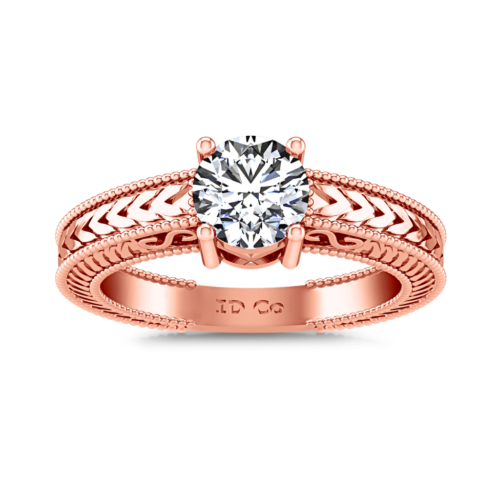 Solitaire Diamond Engagement Ring Kensington 14K Rose Gold engagement rings imaginediamonds 