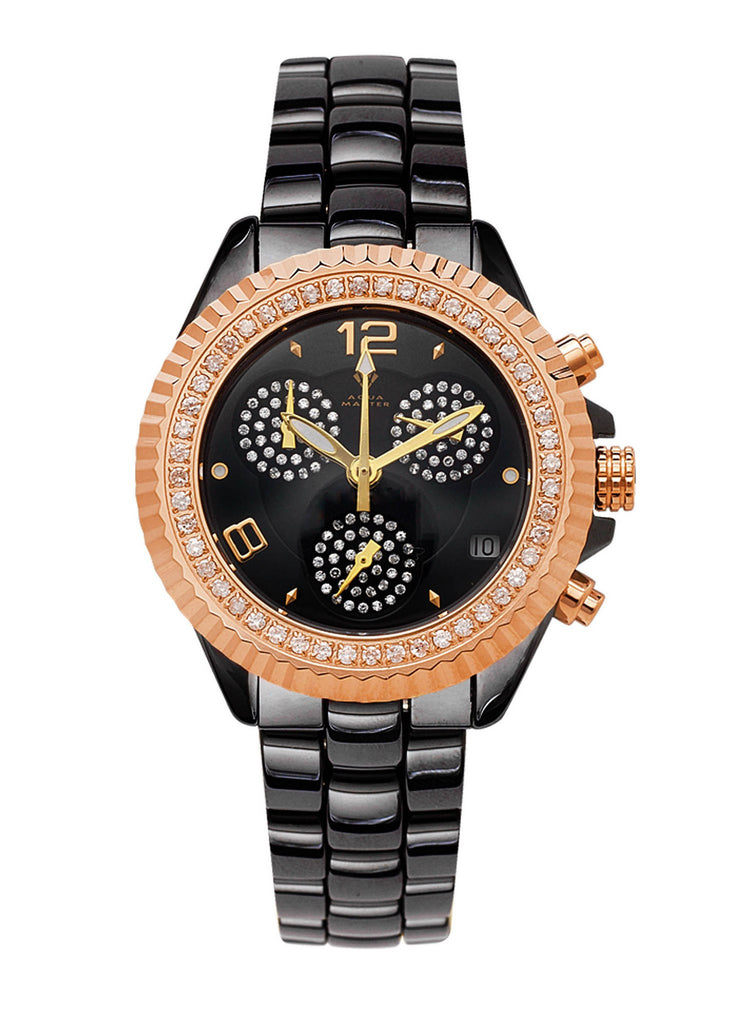Womens Rose Gold Tone Diamond Watch | Appx 1.29 Carats WOMENS WATCH FROST NYC 