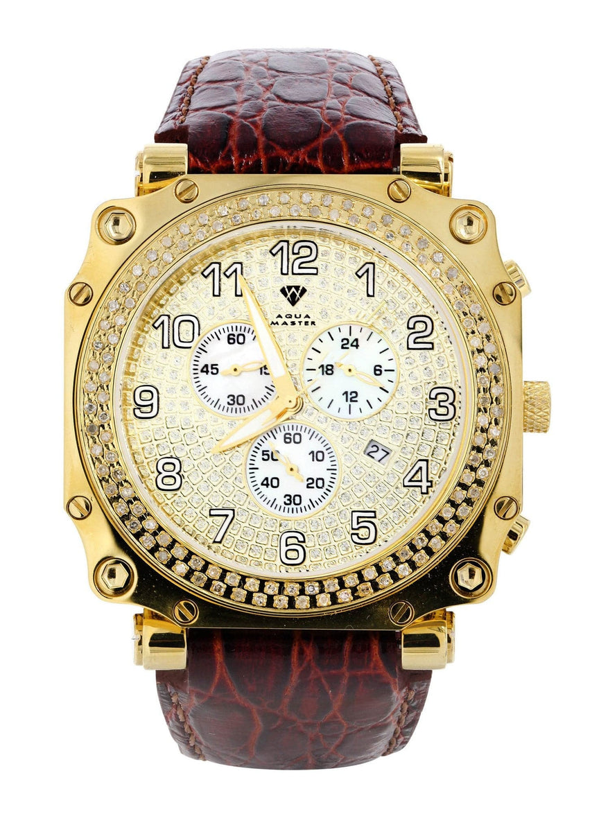 NWT - Gorgeous gold watch ( Men & Women ) Gold Nugget & Jade Estate Watch - Alaska Mint main image 4