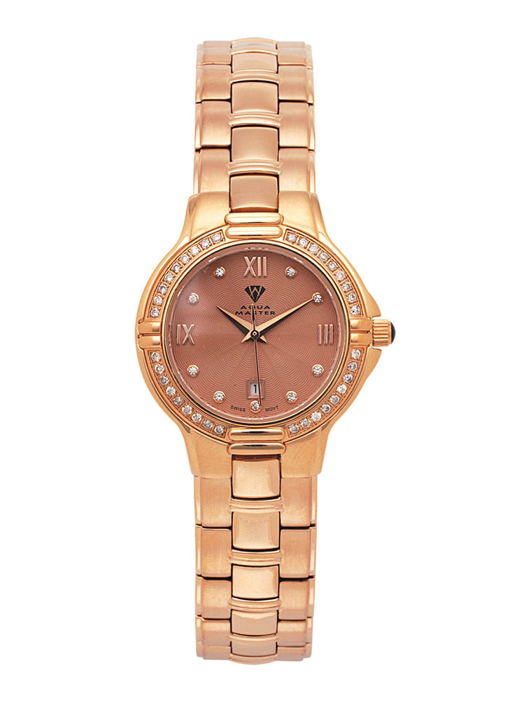 Womens Rose Gold Tone Diamond Watch | Appx 0.62 Carats WOMENS WATCH FROST NYC 