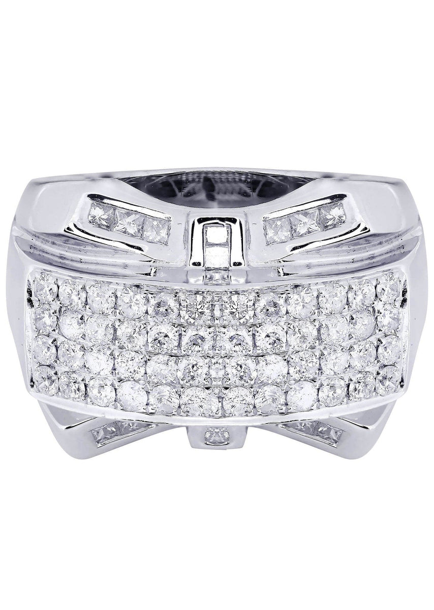White Gold Pinky Diamond Ring| Carats| Grams
