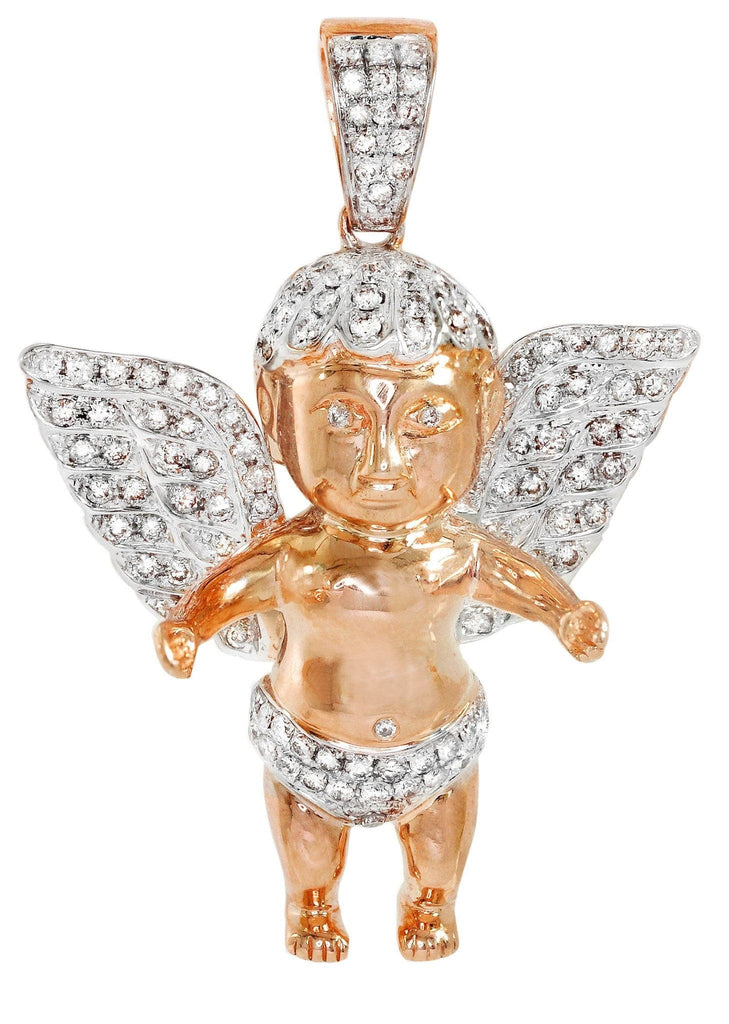 Diamond Angel Pendant | 16.36 Grams | 1.3 Carats MEN'S PENDANTS FROST NYC 