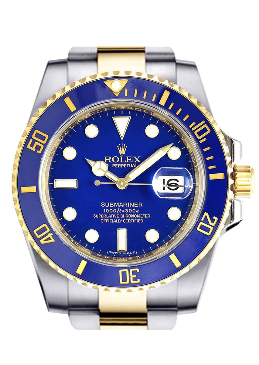 ROLEX SUBMARINER 40 OROLOGIO D'ORO E ACCIAIO GIALLO 18K OYSTER
