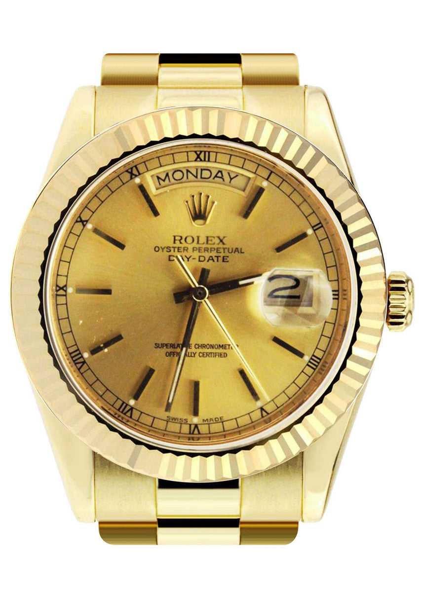 Rolex DayDate 2 18K Yellow Gold 41 Mm FrostNYC