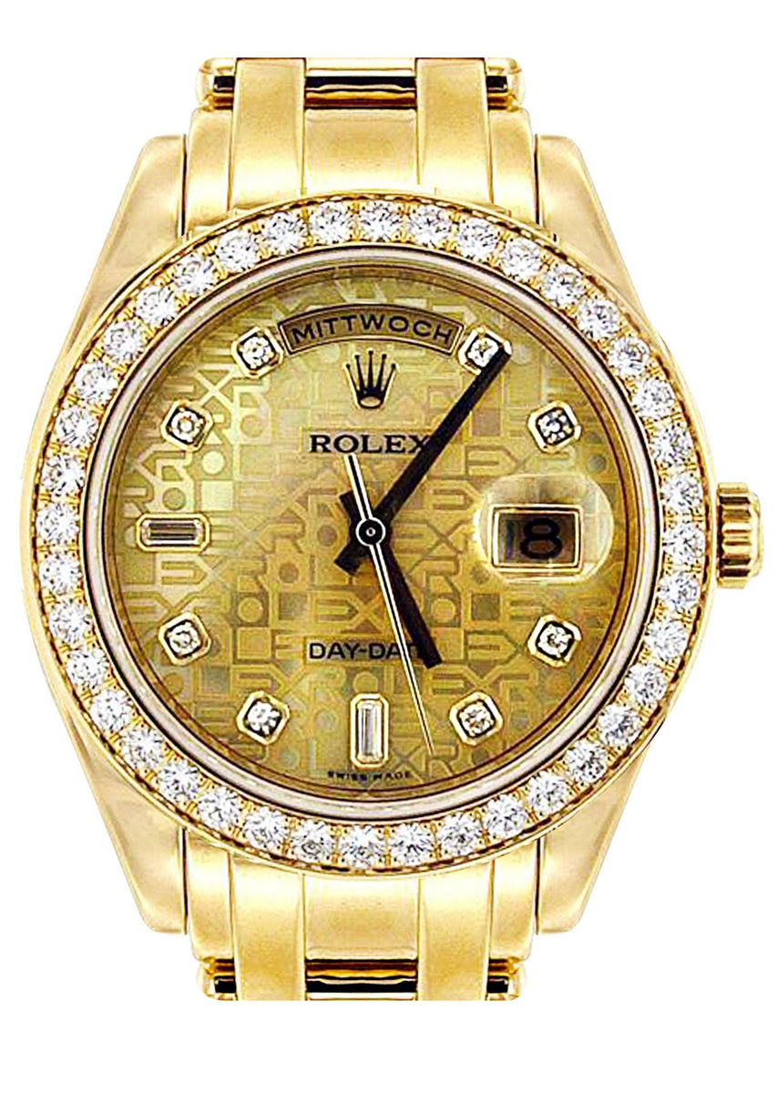 Rolex DayDate 18K Yellow Gold 39 Mm FrostNYC