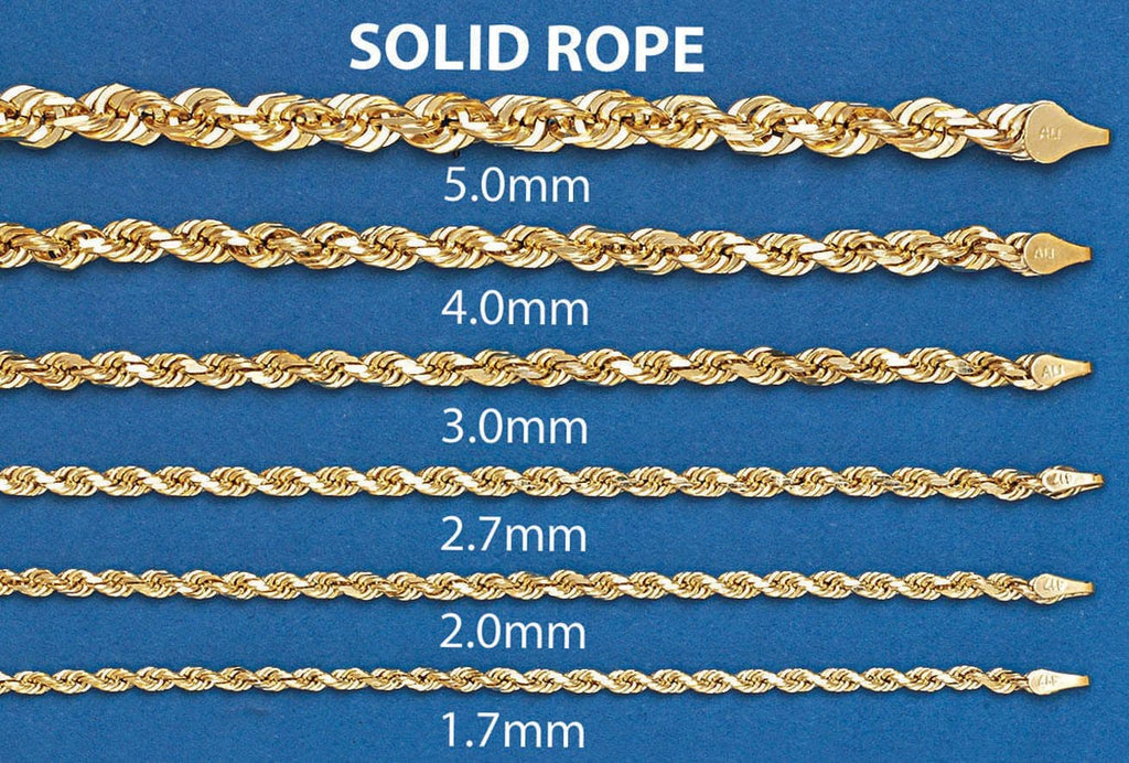 14K Gold Bracelet Solid Rope Men's Gold Bracelets FROST NYC 