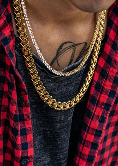 gold and diamond chains