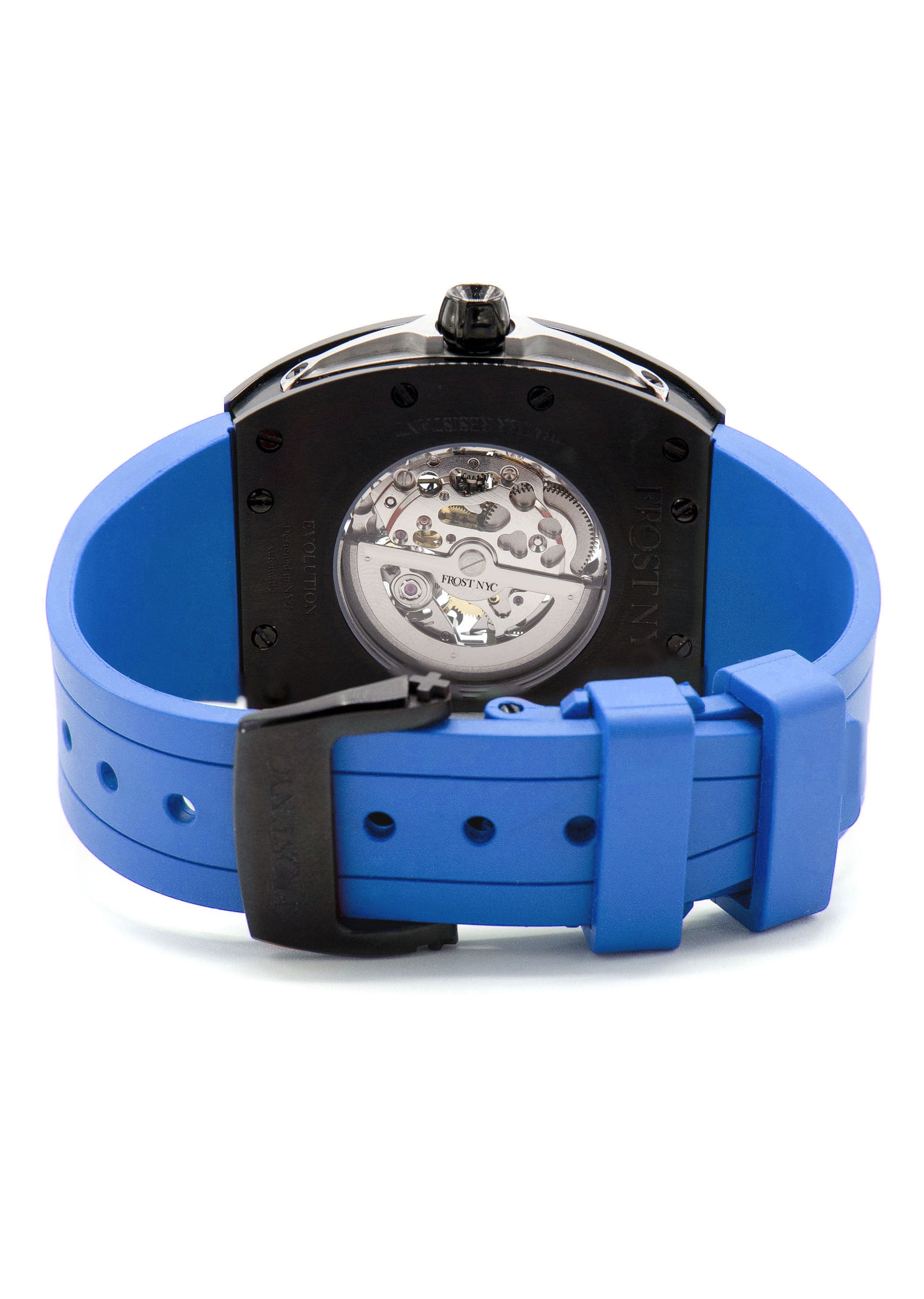 Frost NYC Mens Watch - Automatic Skeleton Sport Black Watch | FRST-01-