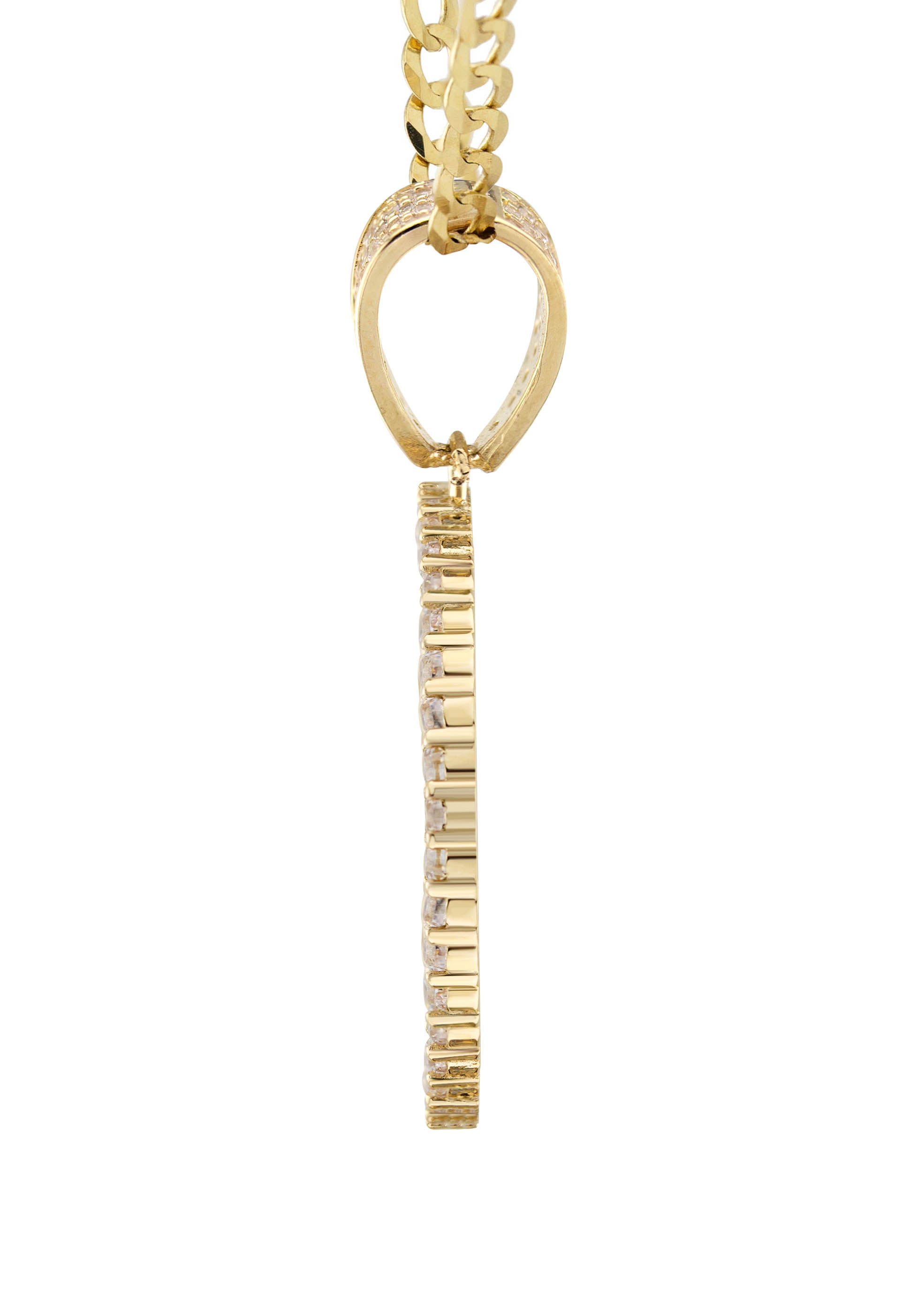 10K Yellow Gold Zodiac Gemini Necklace | Appx. 17.8 Grams