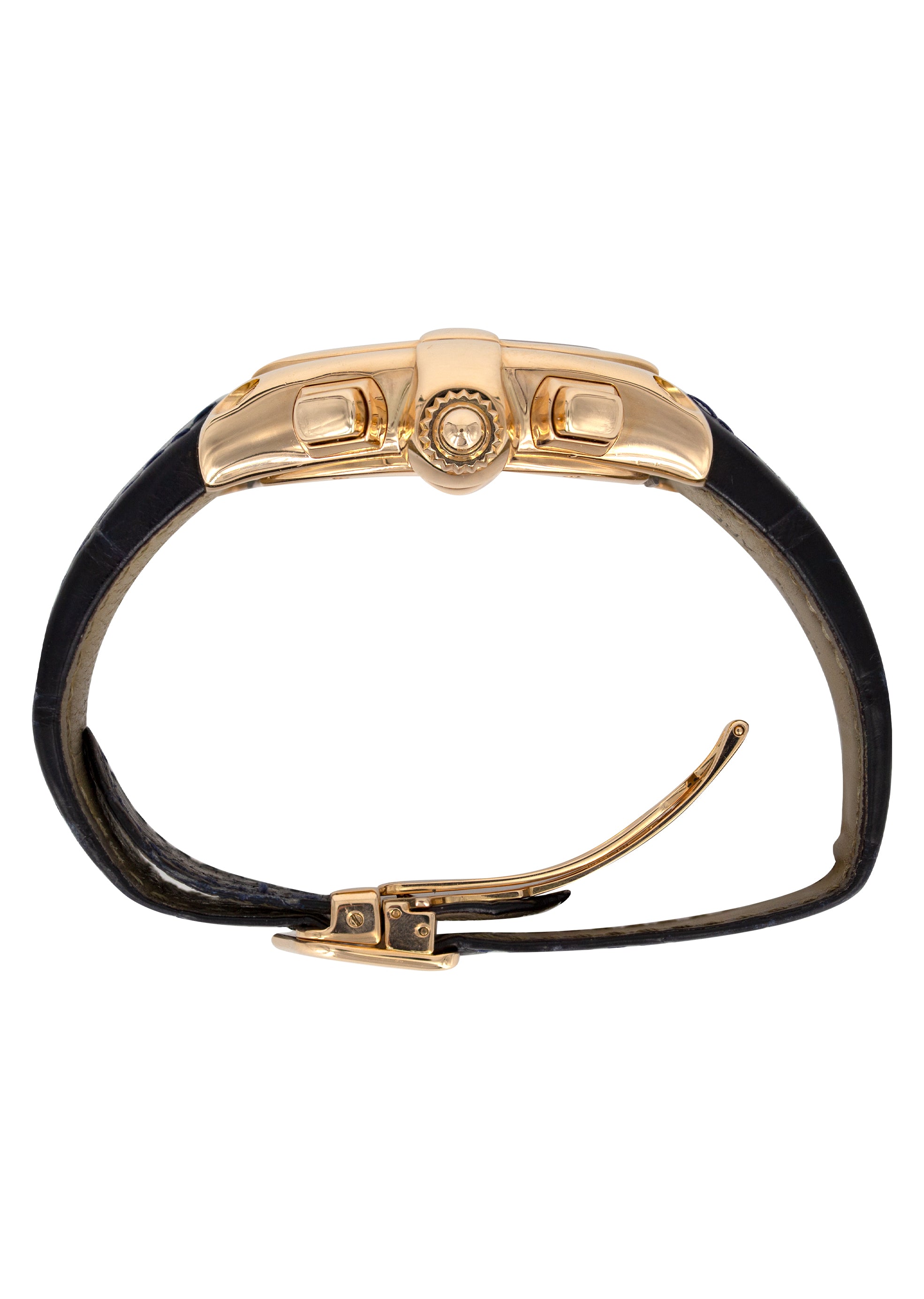 CARTIER ROADSTER XL CHRONOGRAPH WATCH IN 18K ROSE GOLD | CHOCOLATE ROM