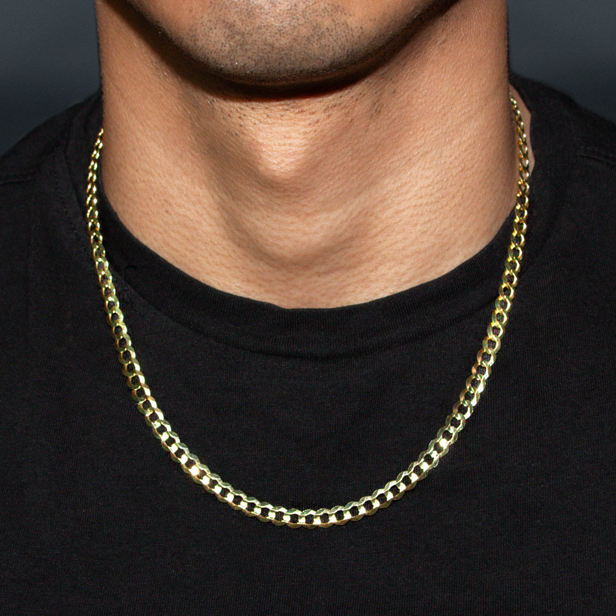 Gold Curb Chain Necklace | Curb Necklace | FrostNYC