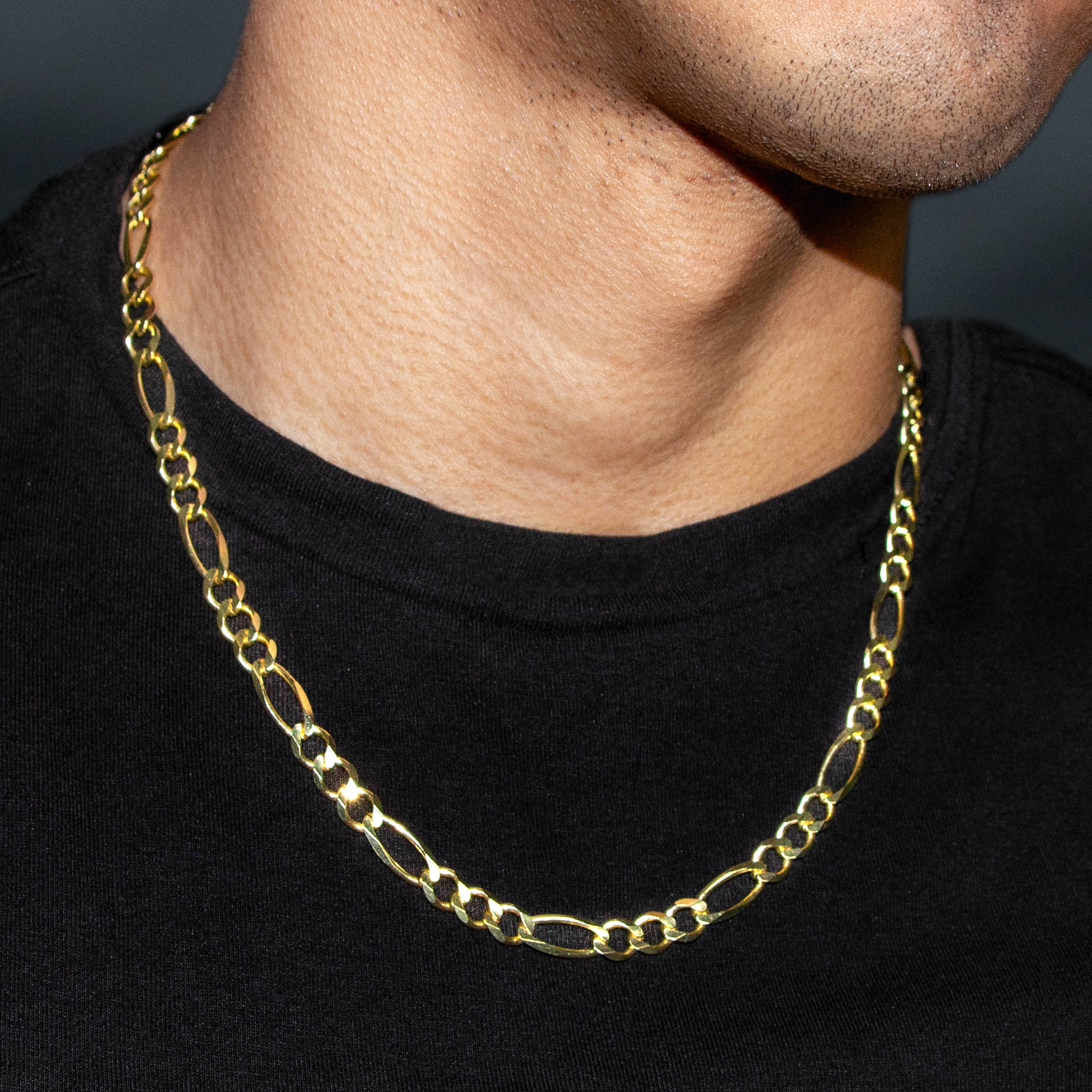 Figaro Chain Necklace | Mens Figaro Chain | FrostNYC