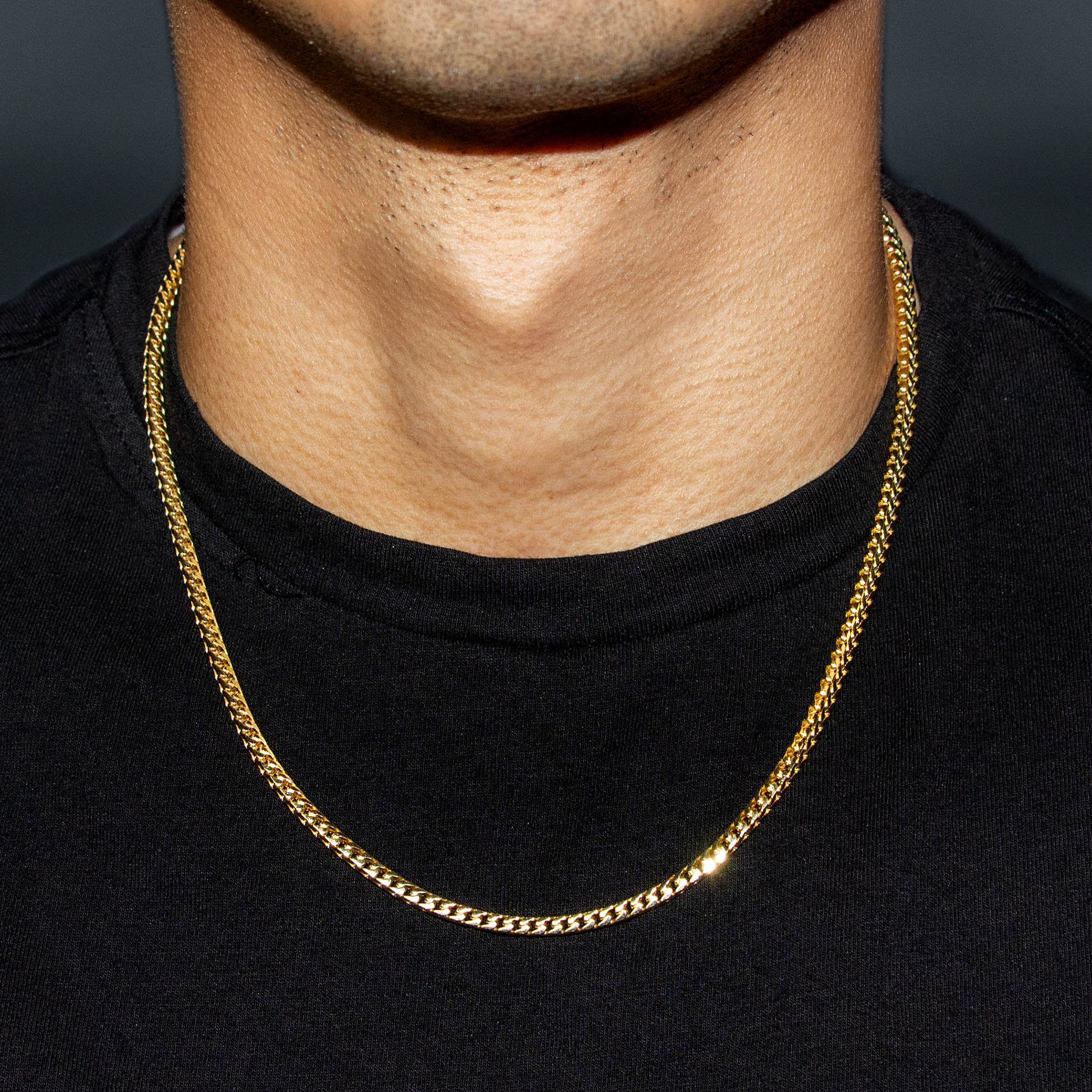 アクセサリー 10K FRANCO CHAIN 18 NCH Franco Necklace | 10K Gold Franco Chain | FrostNYC