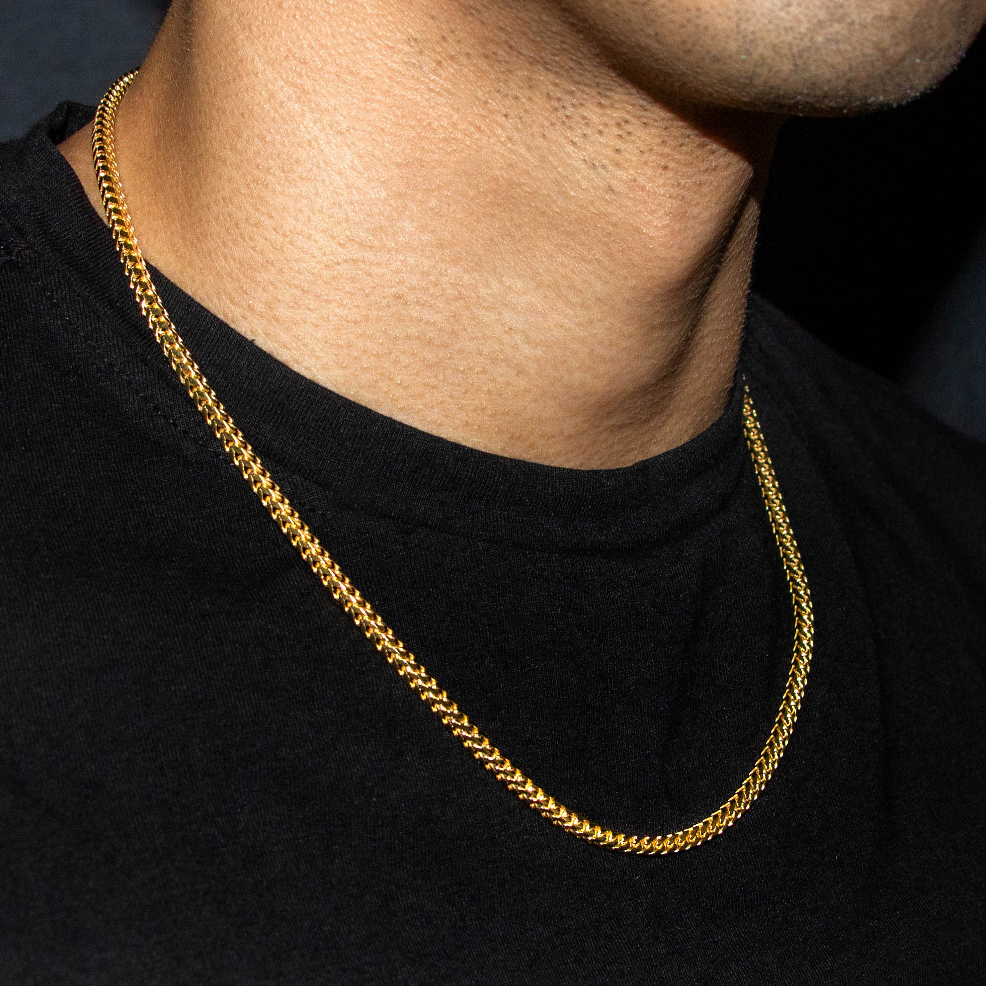 アクセサリー 10K FRANCO CHAIN 18 NCH Franco Necklace | 10K Gold Franco Chain | FrostNYC