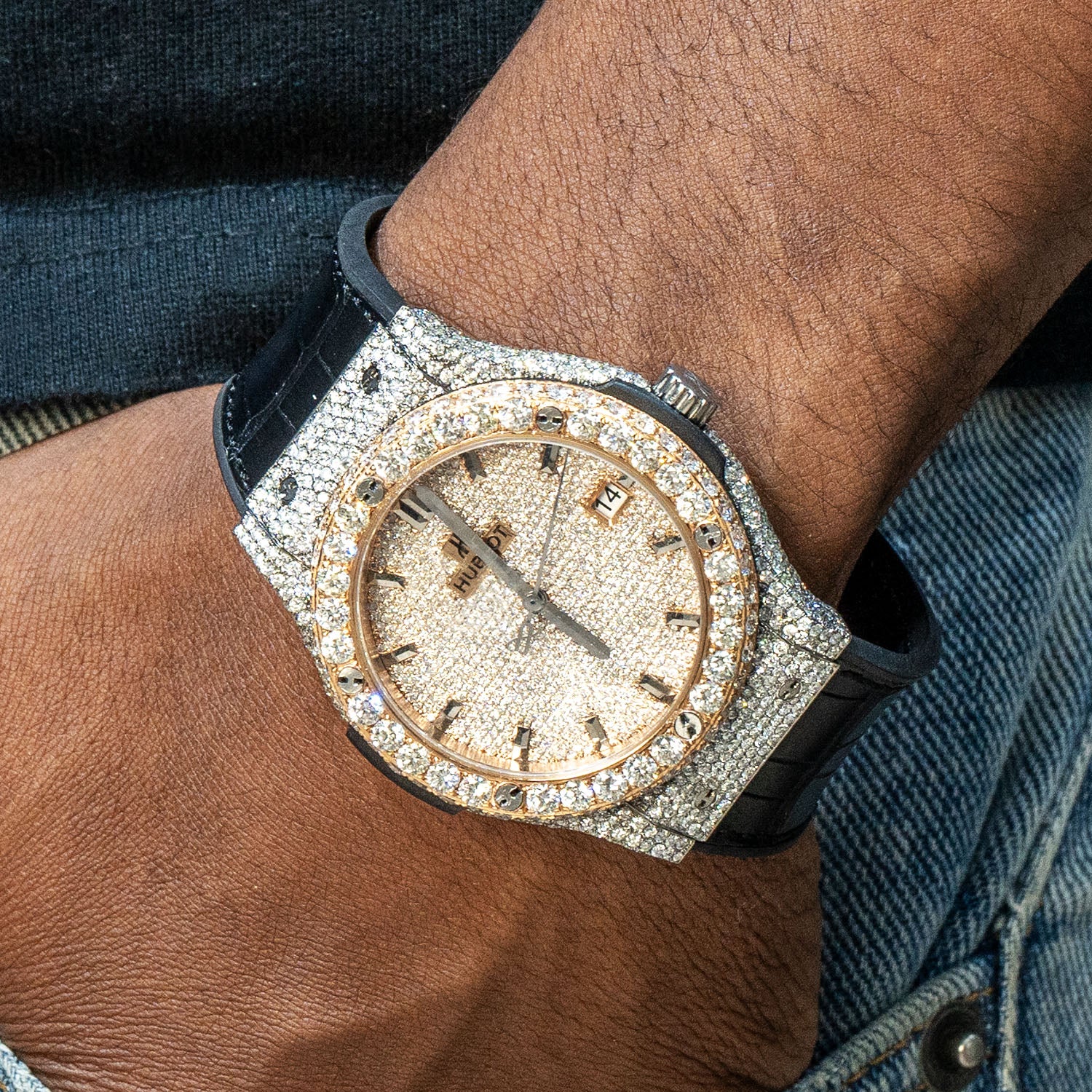 Hublot Classic Fusion Diamond Iced Out 45 MM Carats