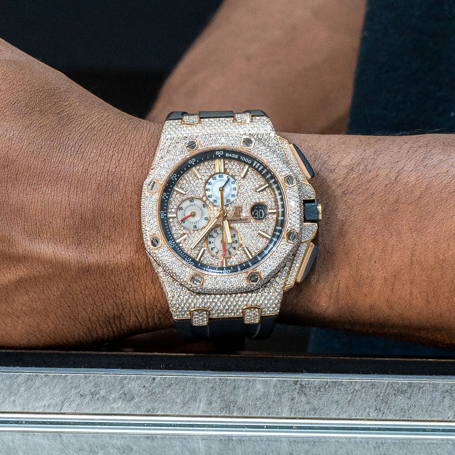 Audemars Piguet Royal Oak Offshore 18K Rose Gold Diamond Iced Out