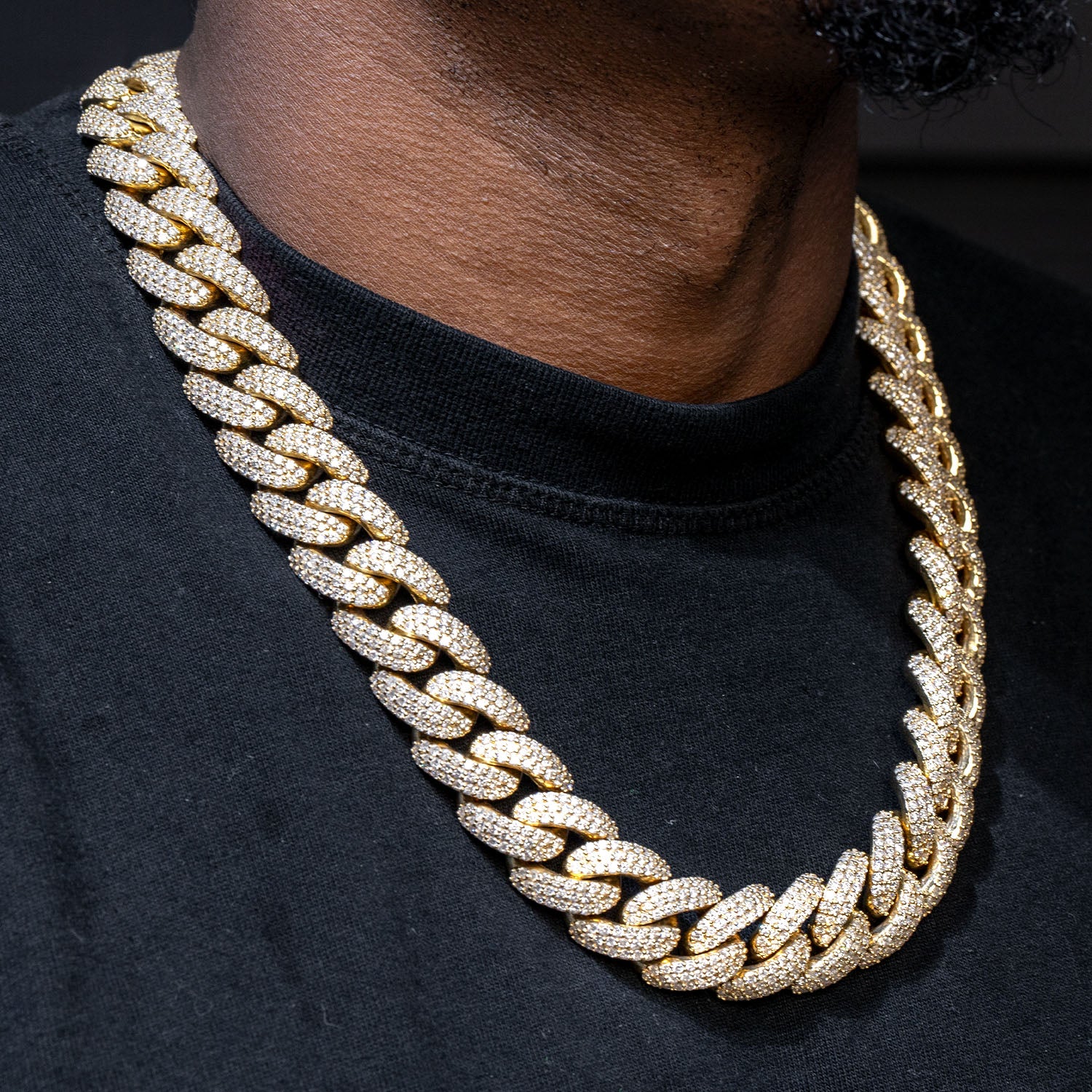 High End Jewelry Iced Out Diamond Miami Cuban Link Chain
