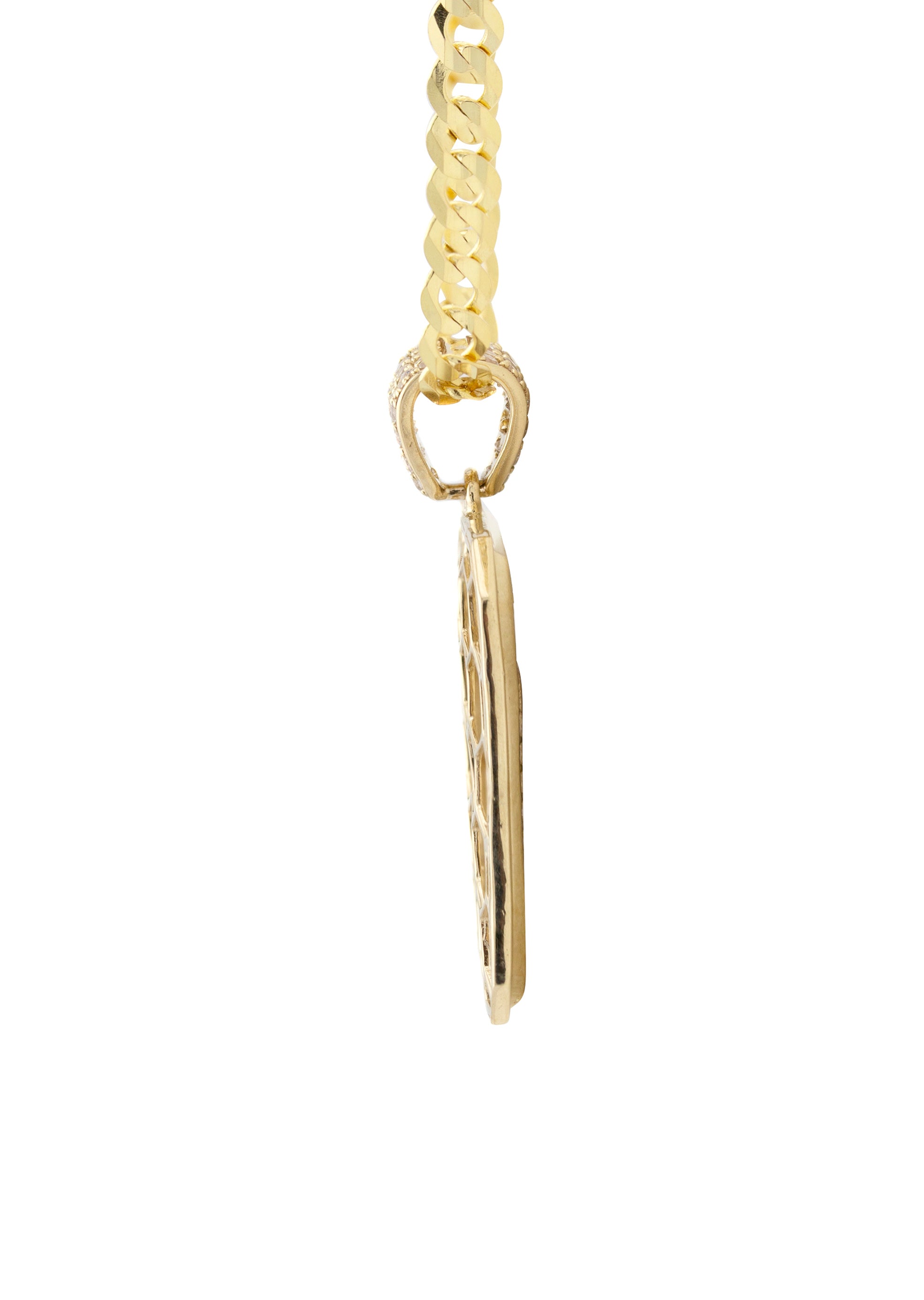 10K Yellow Gold Italy Flag Necklace | Appx. 5 - 12 Grams