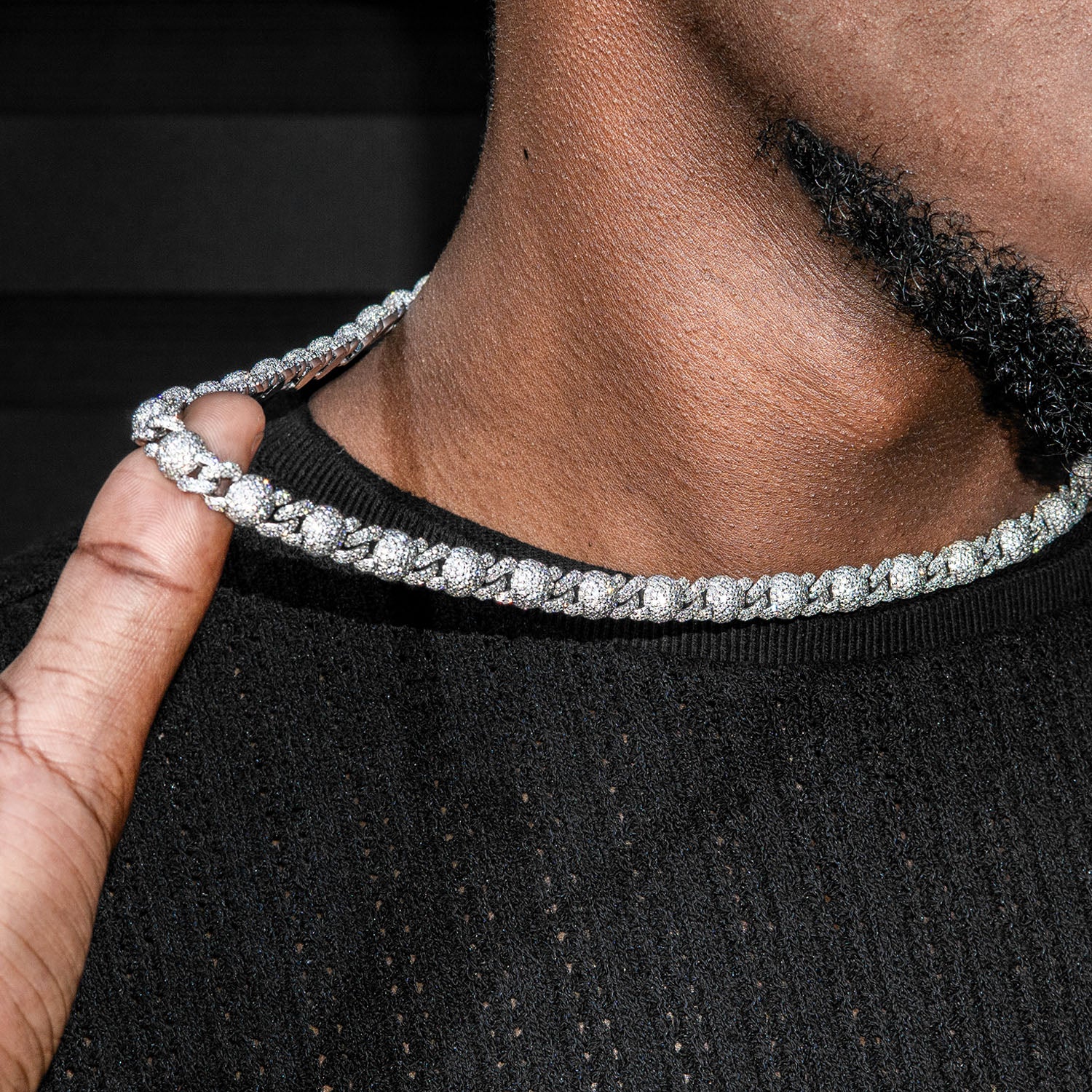 High End Jewelry - Diamond White Gold Iced Out Chain