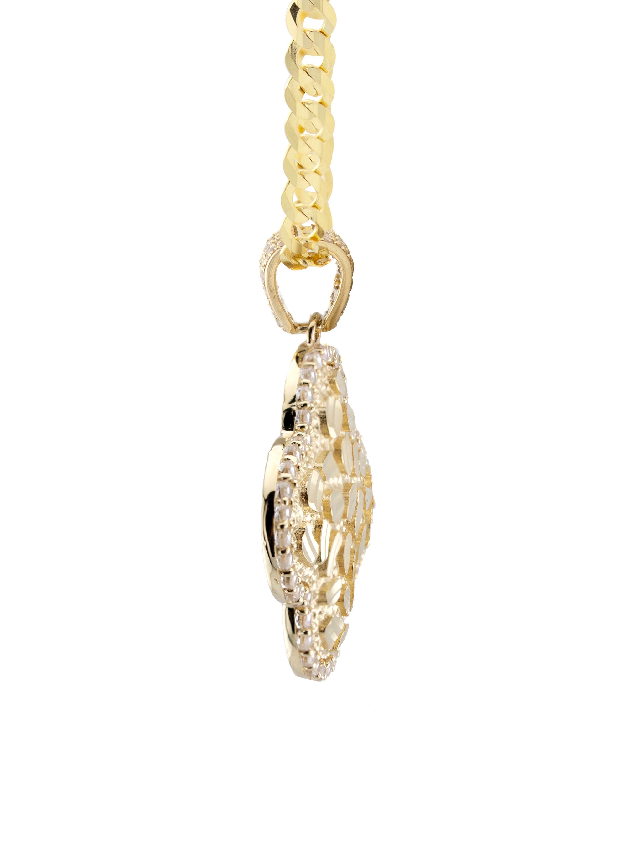 10K Yellow Gold Nugget Necklace | Appx. 4 - 11 Grams