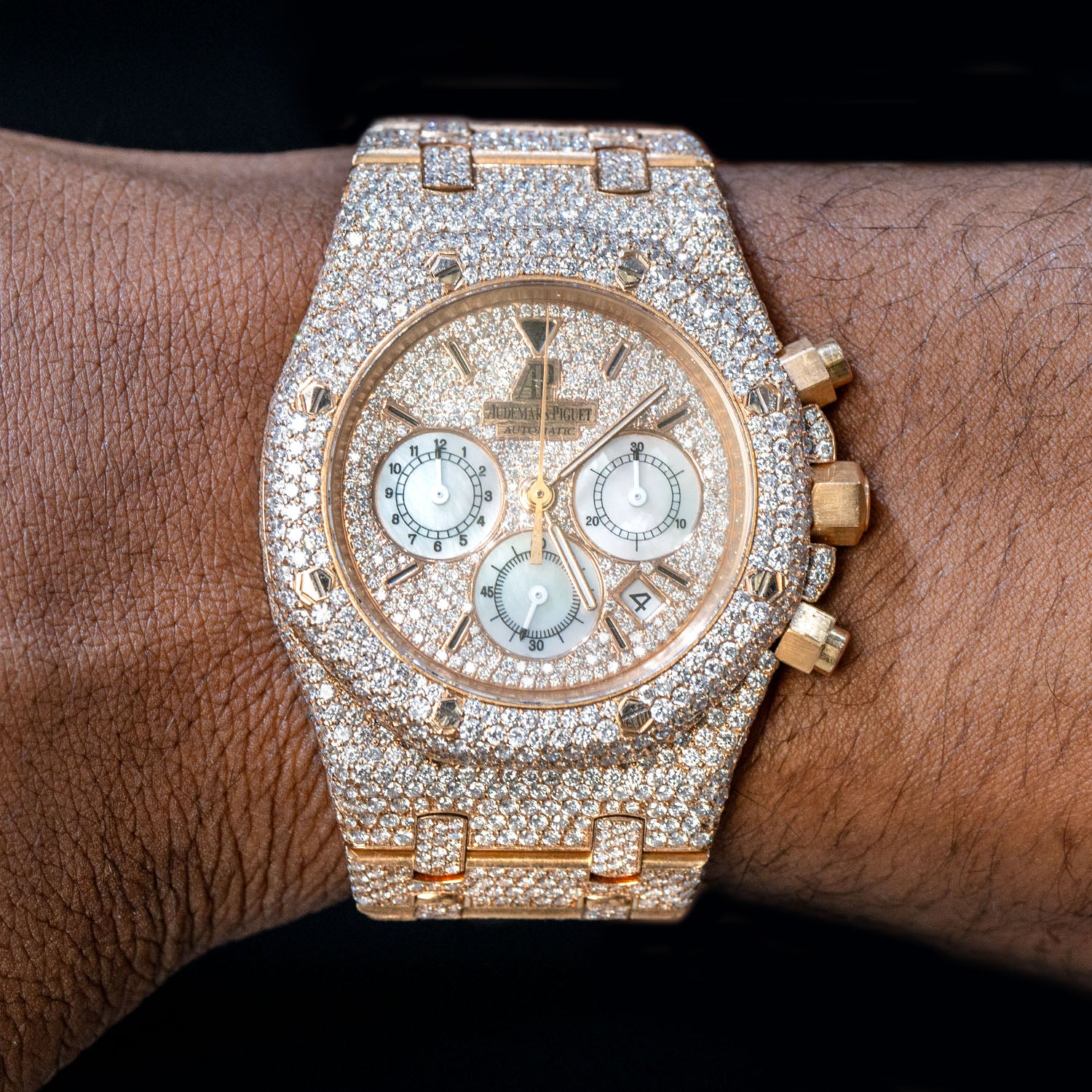 Audemars Piguet Royal Oak 39 MM Iced Out 23 Carats