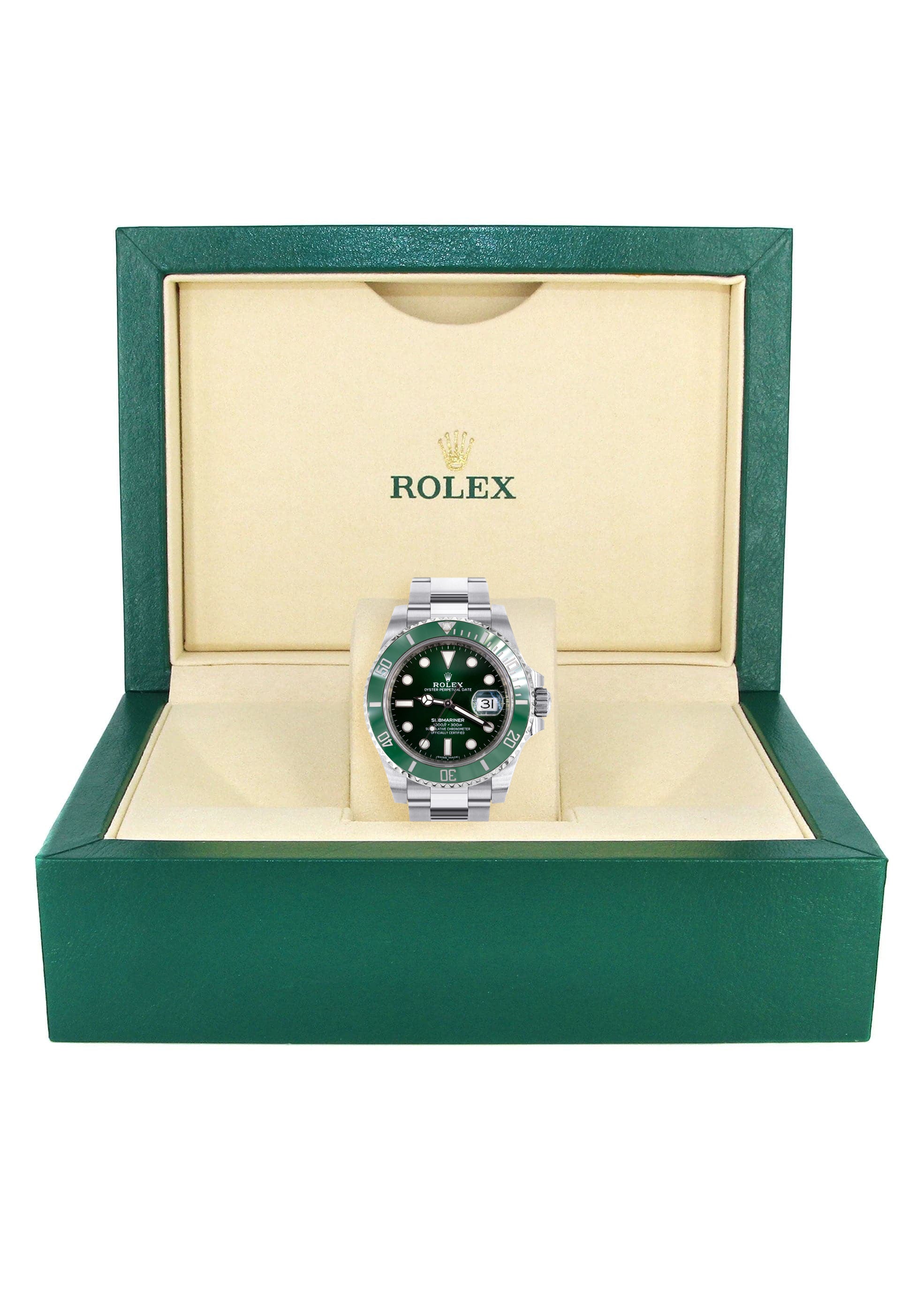 Rolex Submariner | Stainless Steel 116610LV | Green Dial | Green Ceram