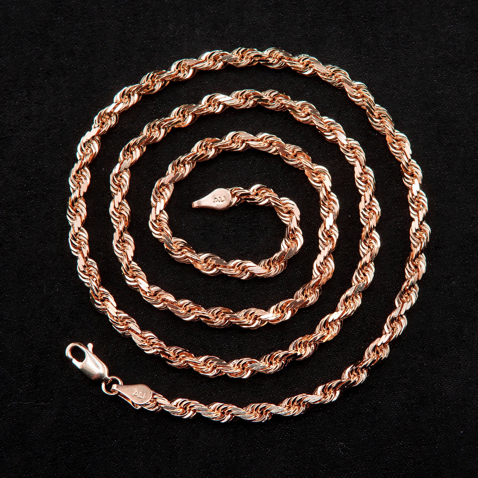 High Quality Length 50cm Gold Plating Rope Chain Stainless Steel Necklace For Wo