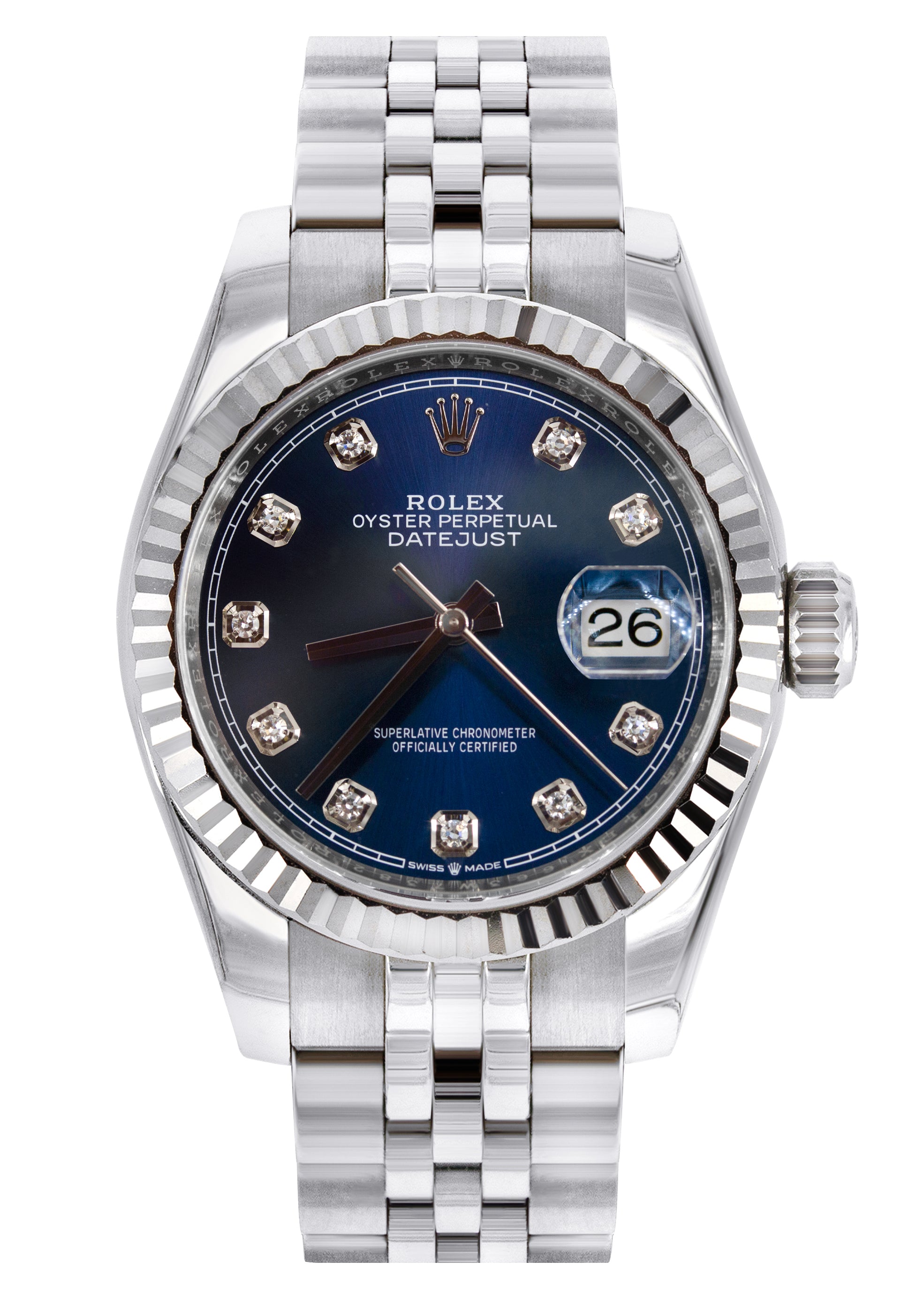 Rolex DateJust 36 mm |ジュビリーバンドスティールウォッチ| 126234