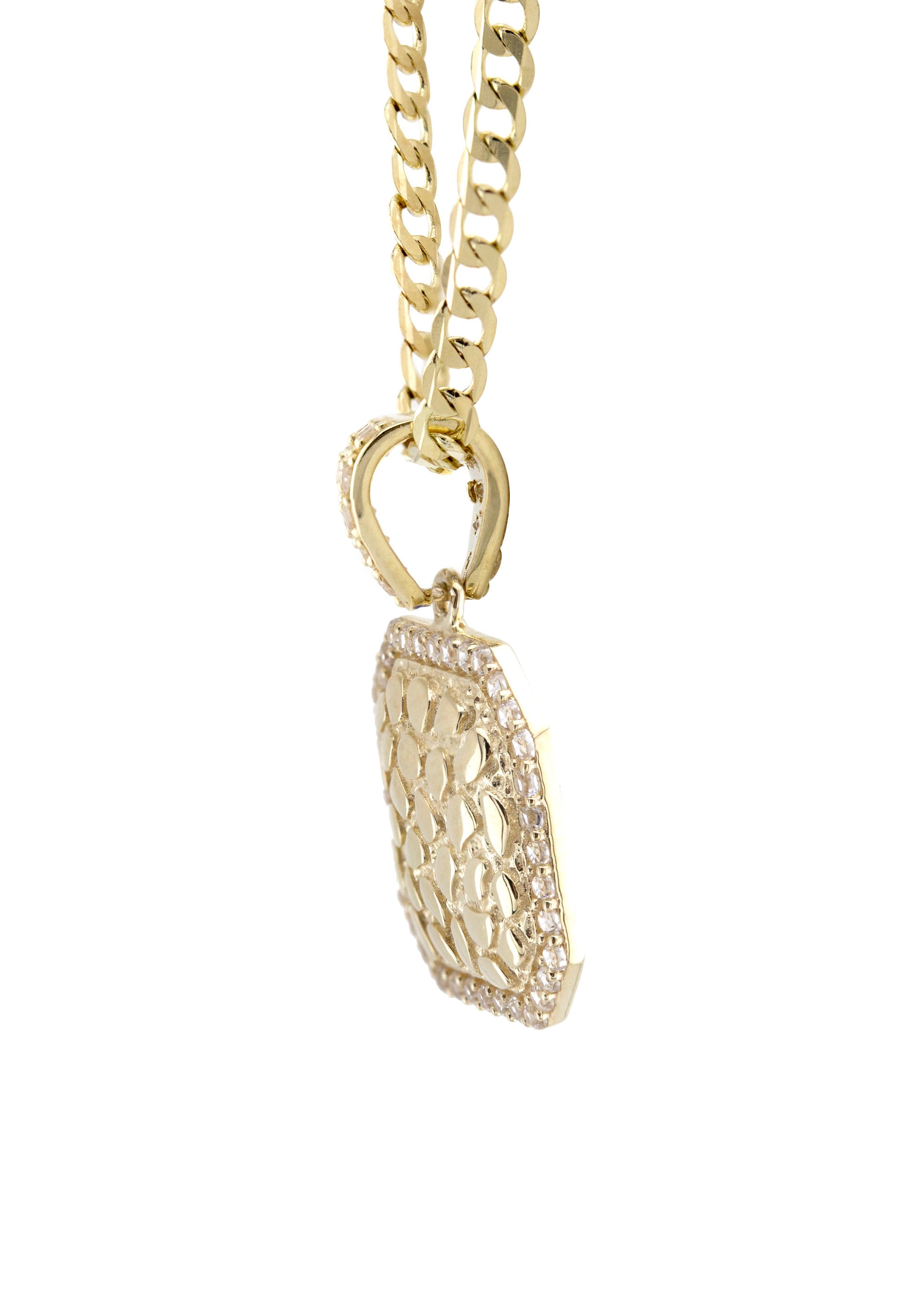 10K Yellow Gold Nugget Necklace | Appx. 1.8 - 5.8 Grams