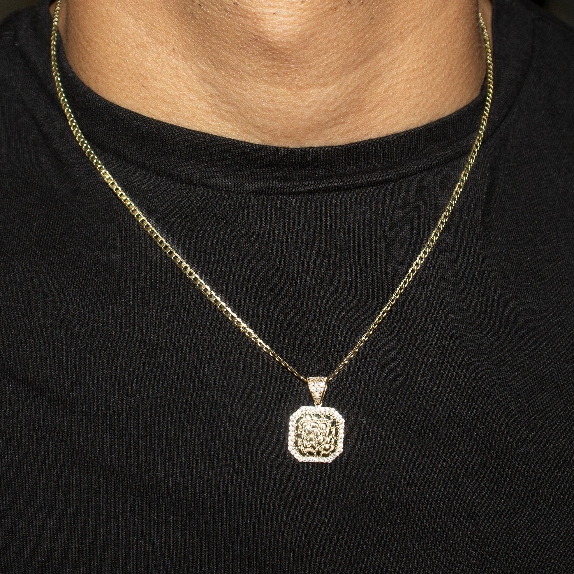 10K Yellow Gold Nugget Necklace | Appx. 1.8 - 5.8 Grams