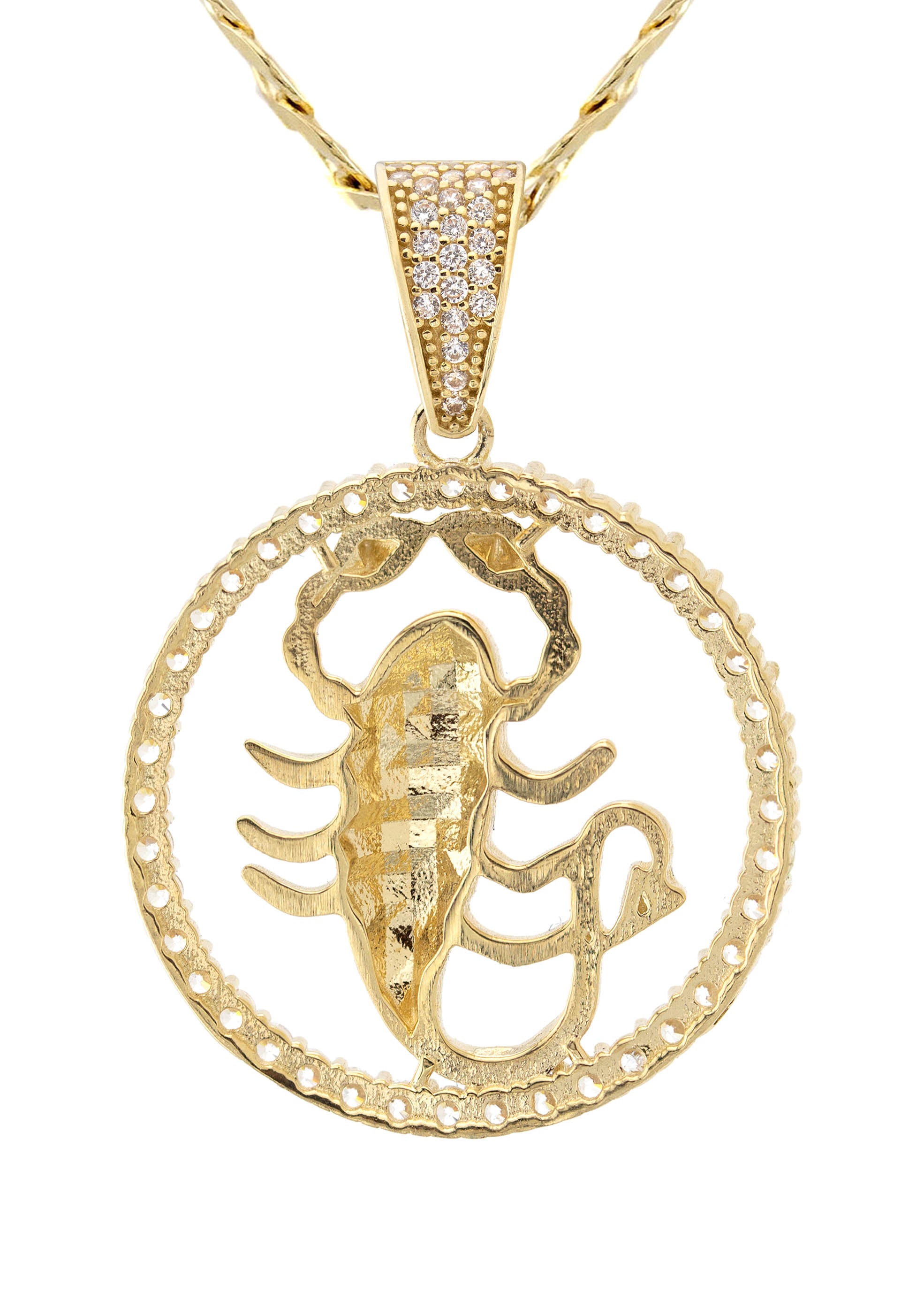 10 KゴールドScorpio Zodiac Scorpion動物ペンダントネックレス ゴールド並行輸入 10 KゴールドScorpio Zodiac Scorpion動物ペンダントネックレス