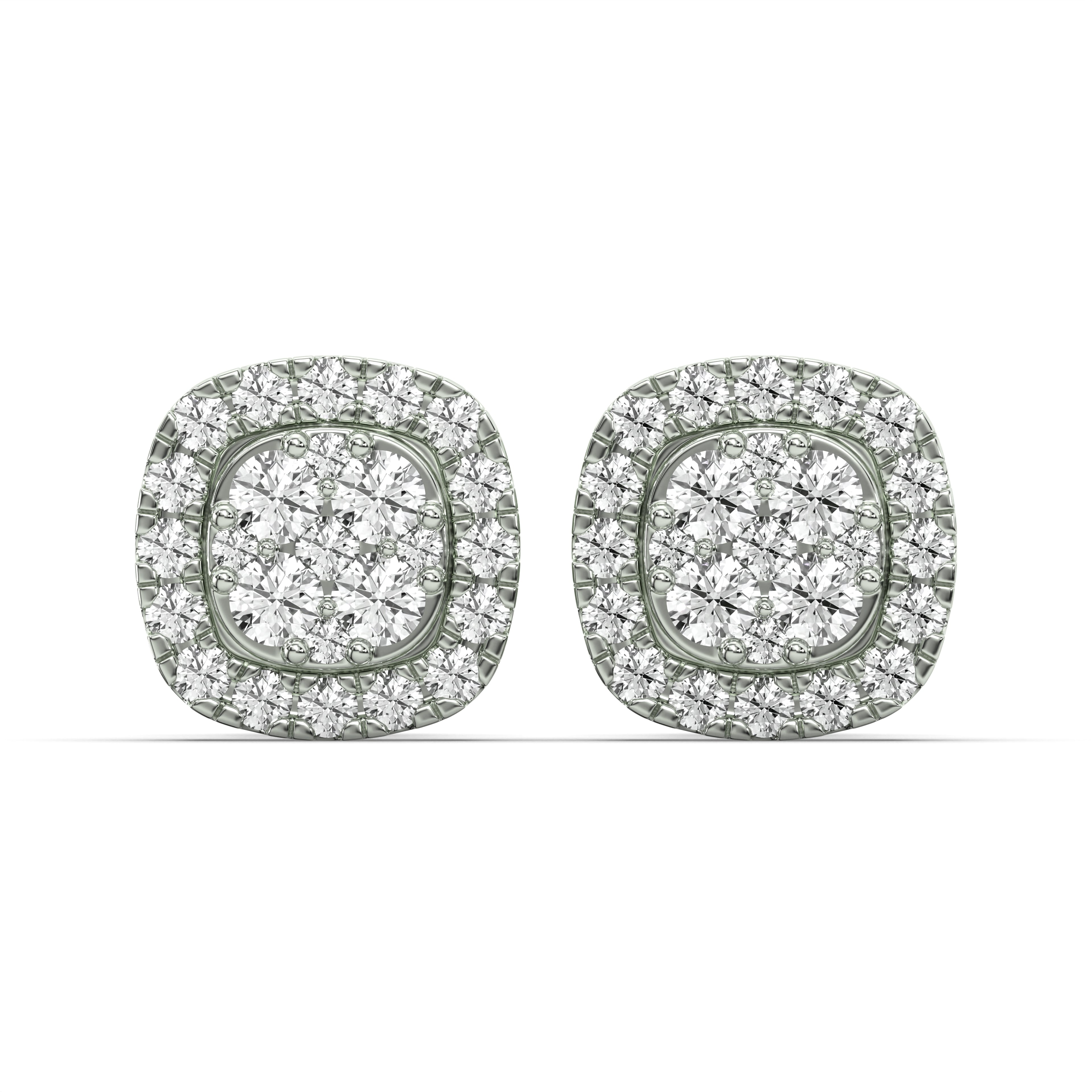 Clous d'oreille homme rond blanc 5mm : des diamants à vos oreilles Clous d'oreille homme rond blanc 5mm : des diamants à vos oreilles