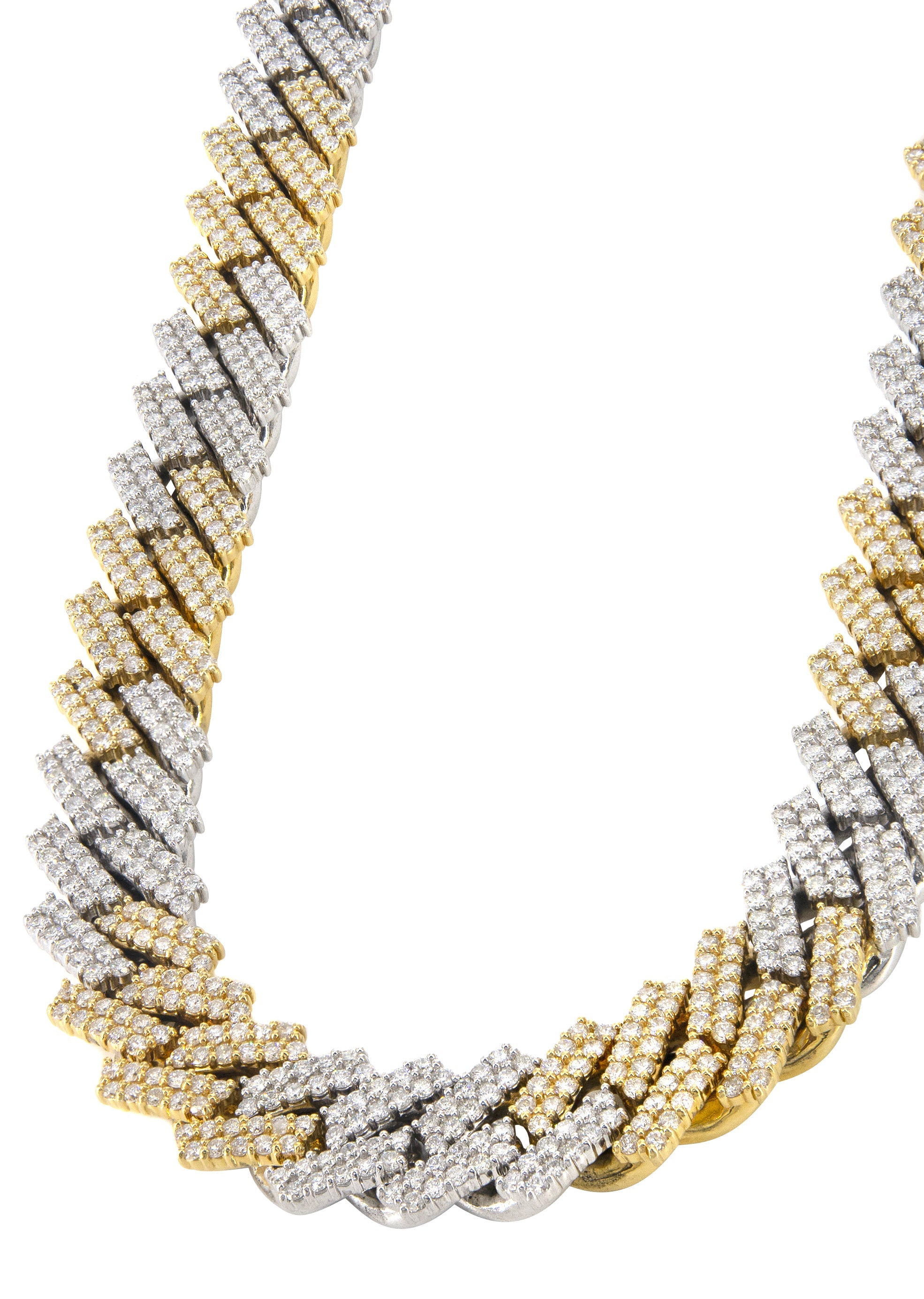 Lab Grown Diamond Necklace VVS Cuban Link FrostNYC