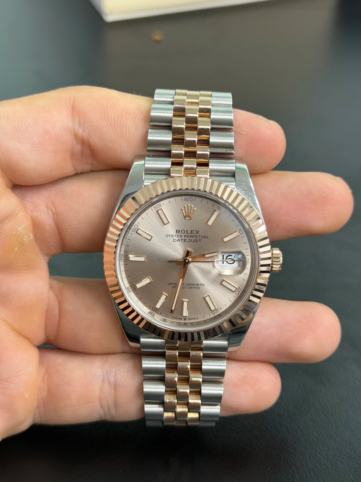ロレックス デイトジャスト 41 | 41MM |サンダストインデックス