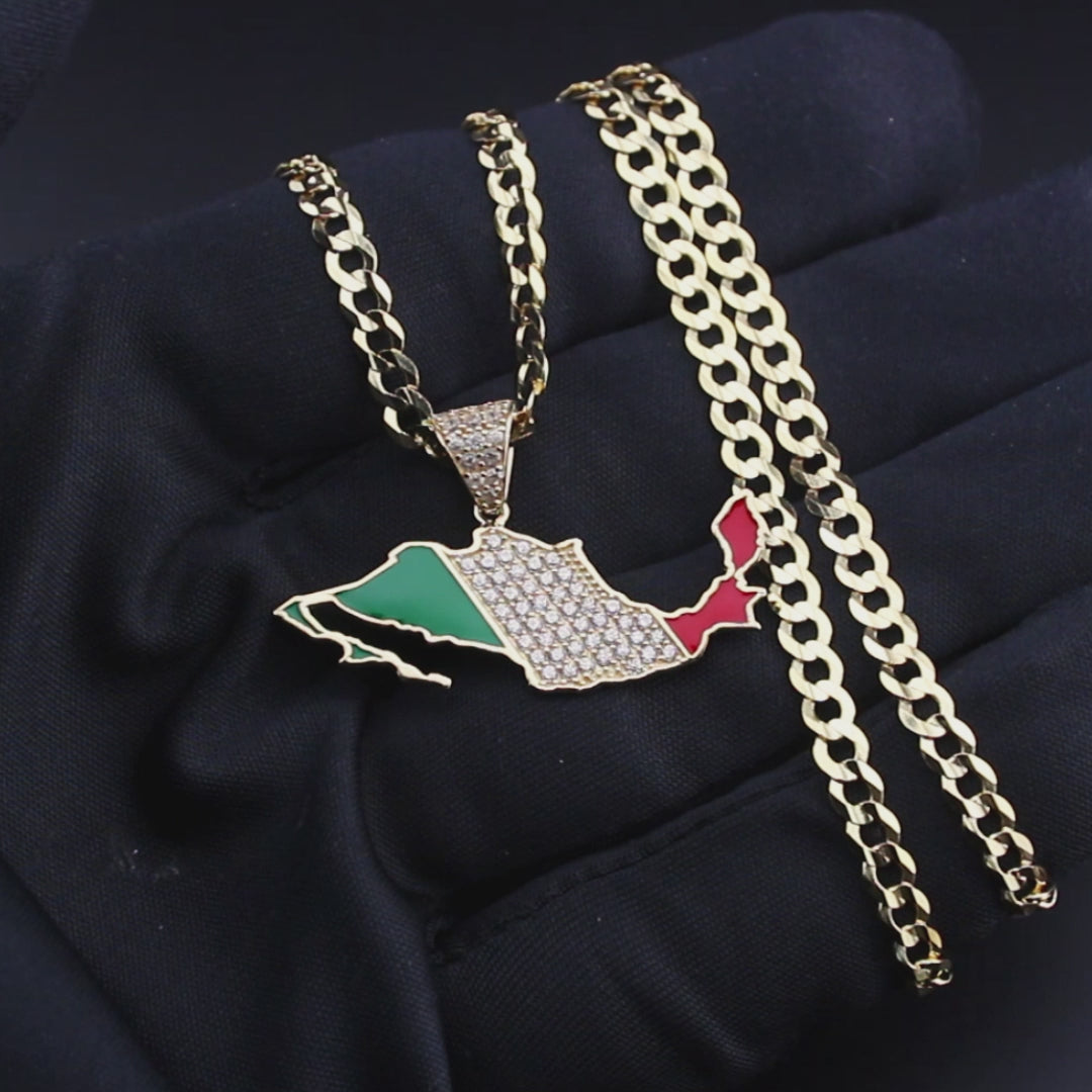 10K Yellow Gold Mexico Necklace | Appx. 2.4 - 9.4 Grams