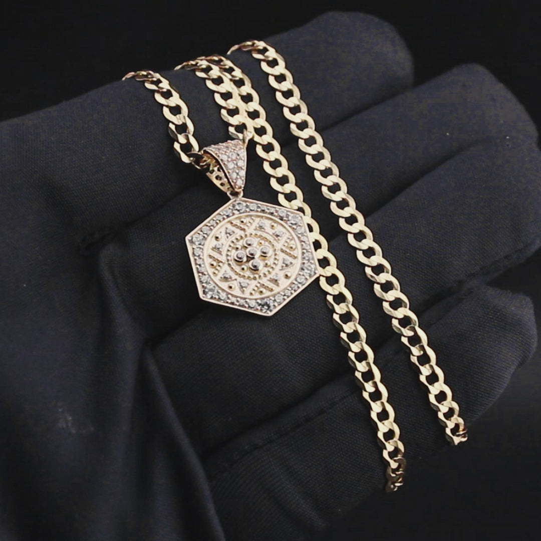 ぷる厶ネックレス GOLD 10K Yellow Gold Necklace | Appx. 2.4 - 9.4 Grams
